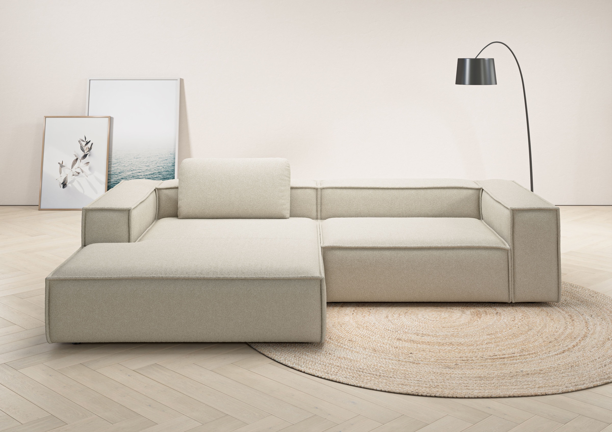 Places of Style Ecksofa »Watertown, modernes XXL L-Form, 306 cm breit«, Gro günstig online kaufen