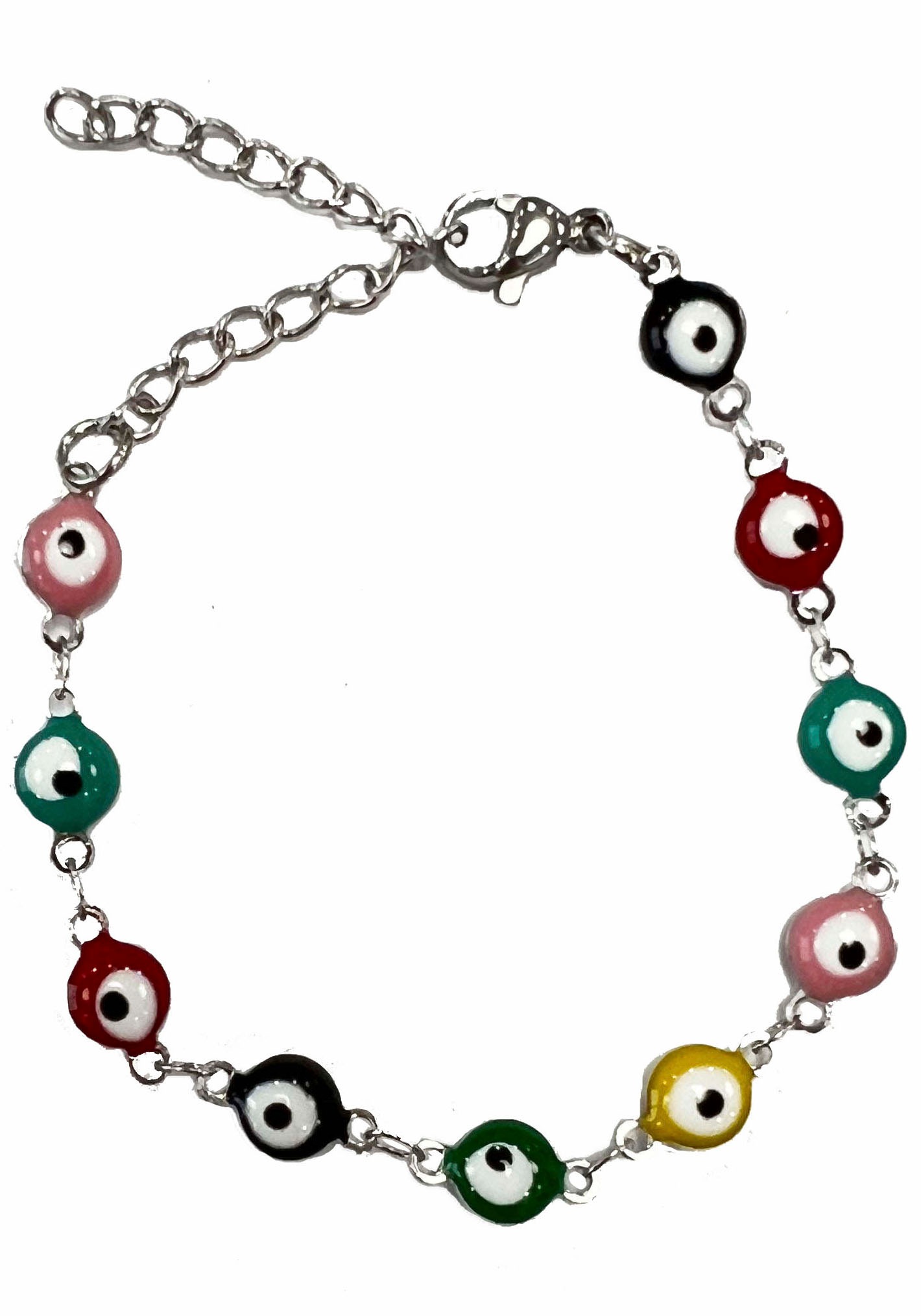 Firetti Armband »Schmuck Geschenk Armschmuck Armkette Schutz türk. Auge«, Made in Germany - mit Glasstein