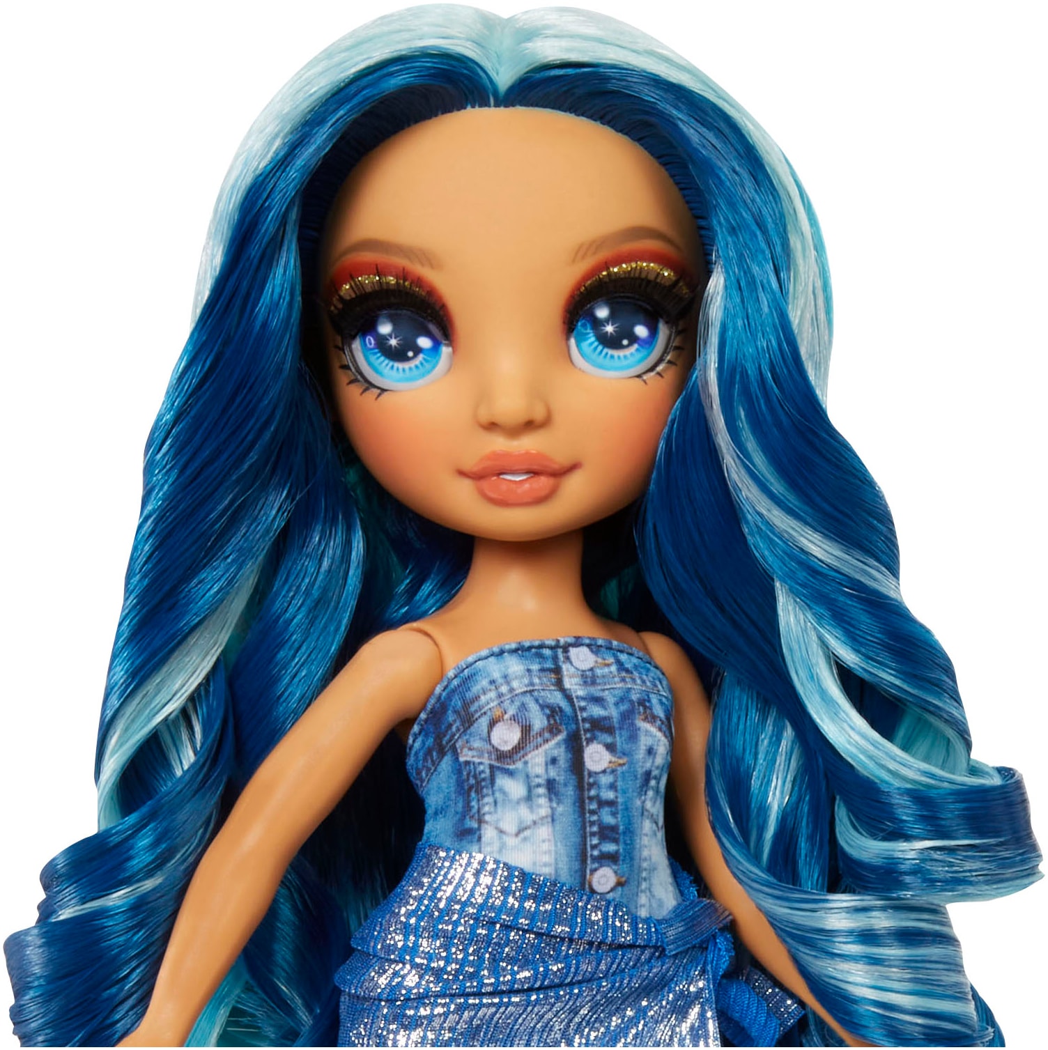 RAINBOW HIGH Anziehpuppe »Rainbow High Swim & Style Fashion Doll- Skyler (Blue)«