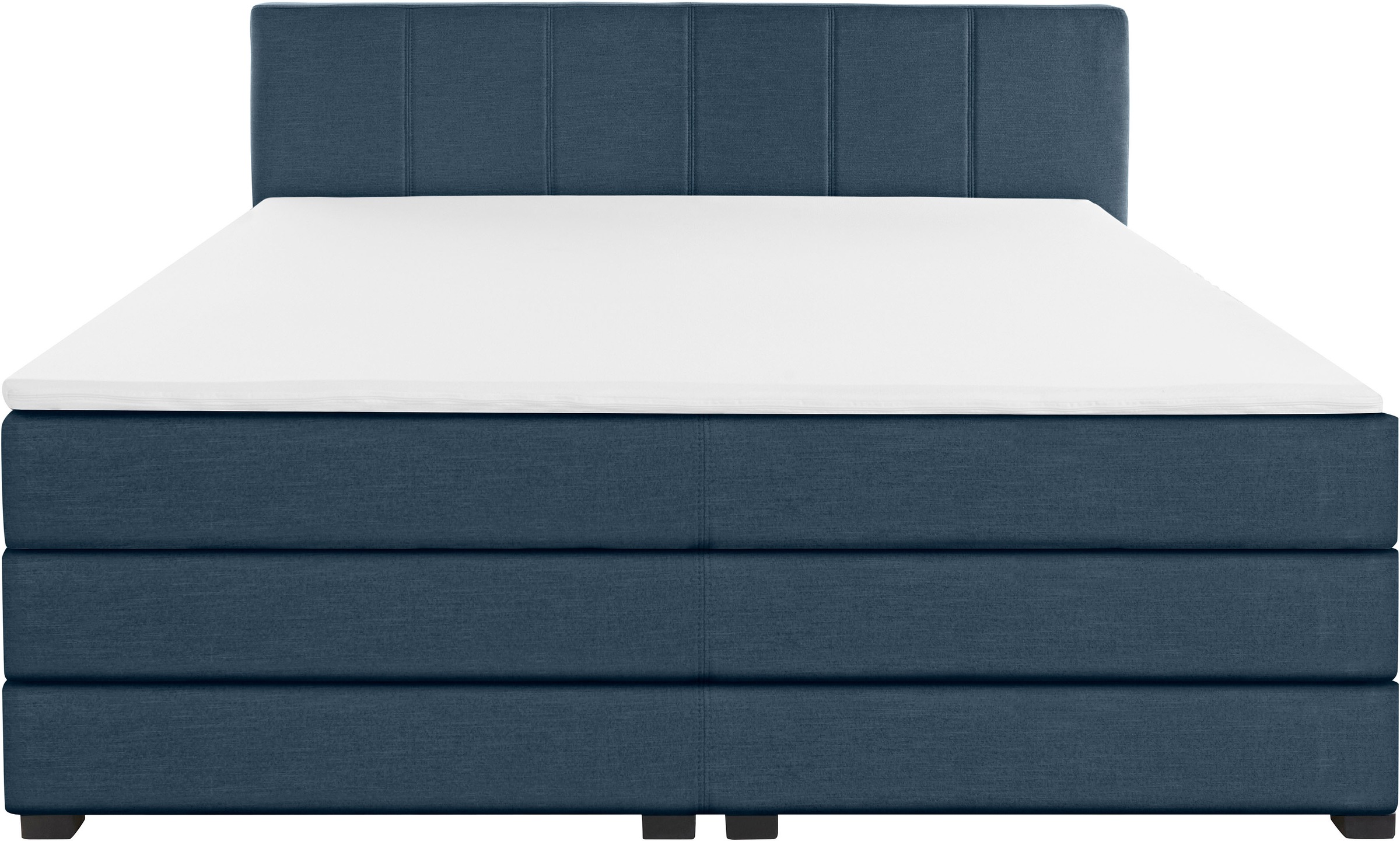 OTTO products Boxspringbett »Peetu«, Taschenfederkern-Matratze, in 4 Breiten und 4 Farben, incl. Topper