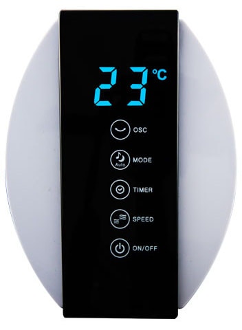 Sonnenkönig Turmventilator »Dubai, Leistung 30W, 24h Timer, Fernbedienung, waschbarer Filter,«, Oszillation, Touch-Funktion, großes Luftvolumen