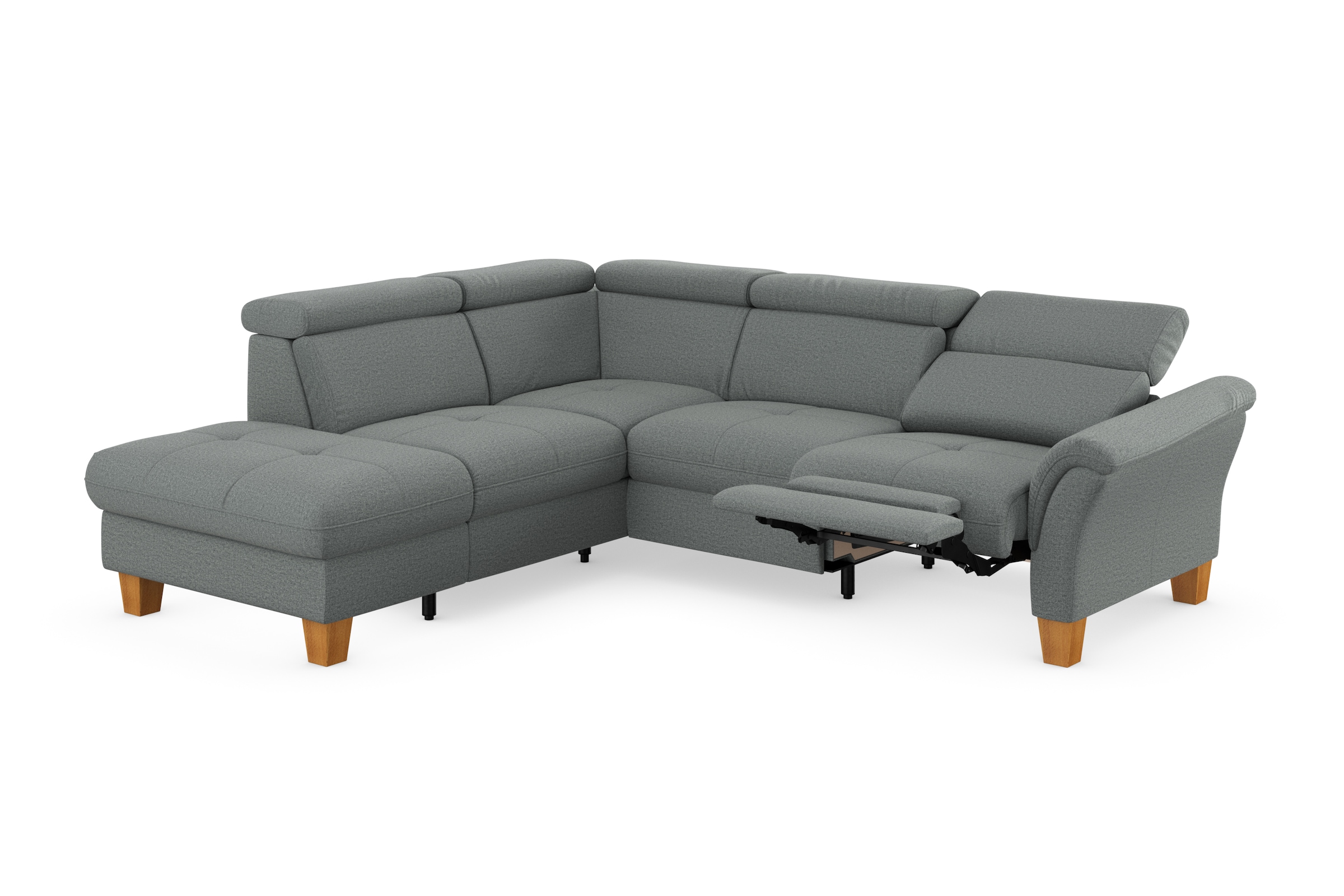 Home affaire Ecksofa »Lindgren L-Form«, wahlweise mit TV-Funktion, Stauraum und Kopfteilverstellung