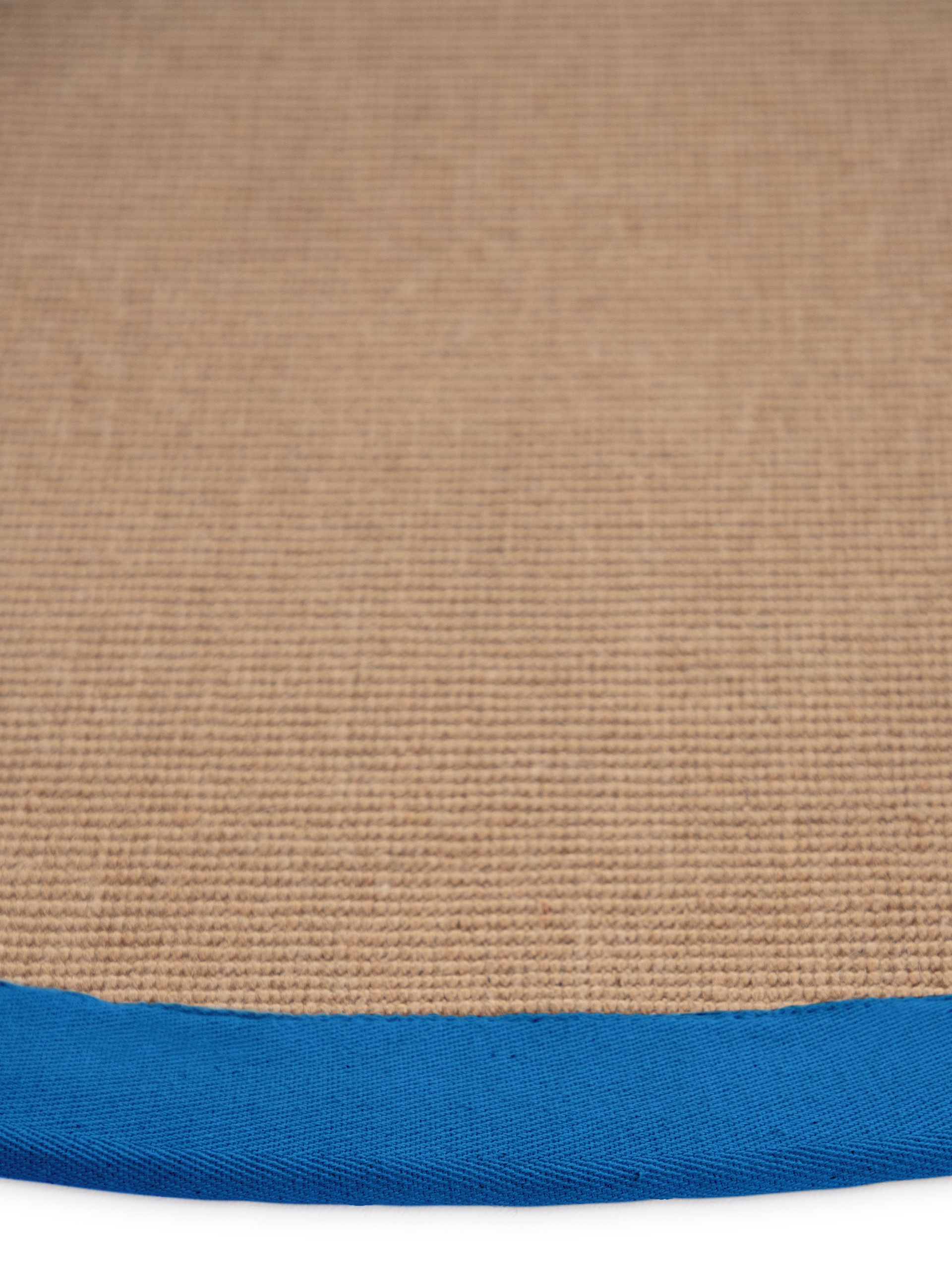 carpetfine Sisalteppich »Sisal«, rund, 5 mm Höhe, mit farbiger Bordüre, Anti-Rutsch Rückseite