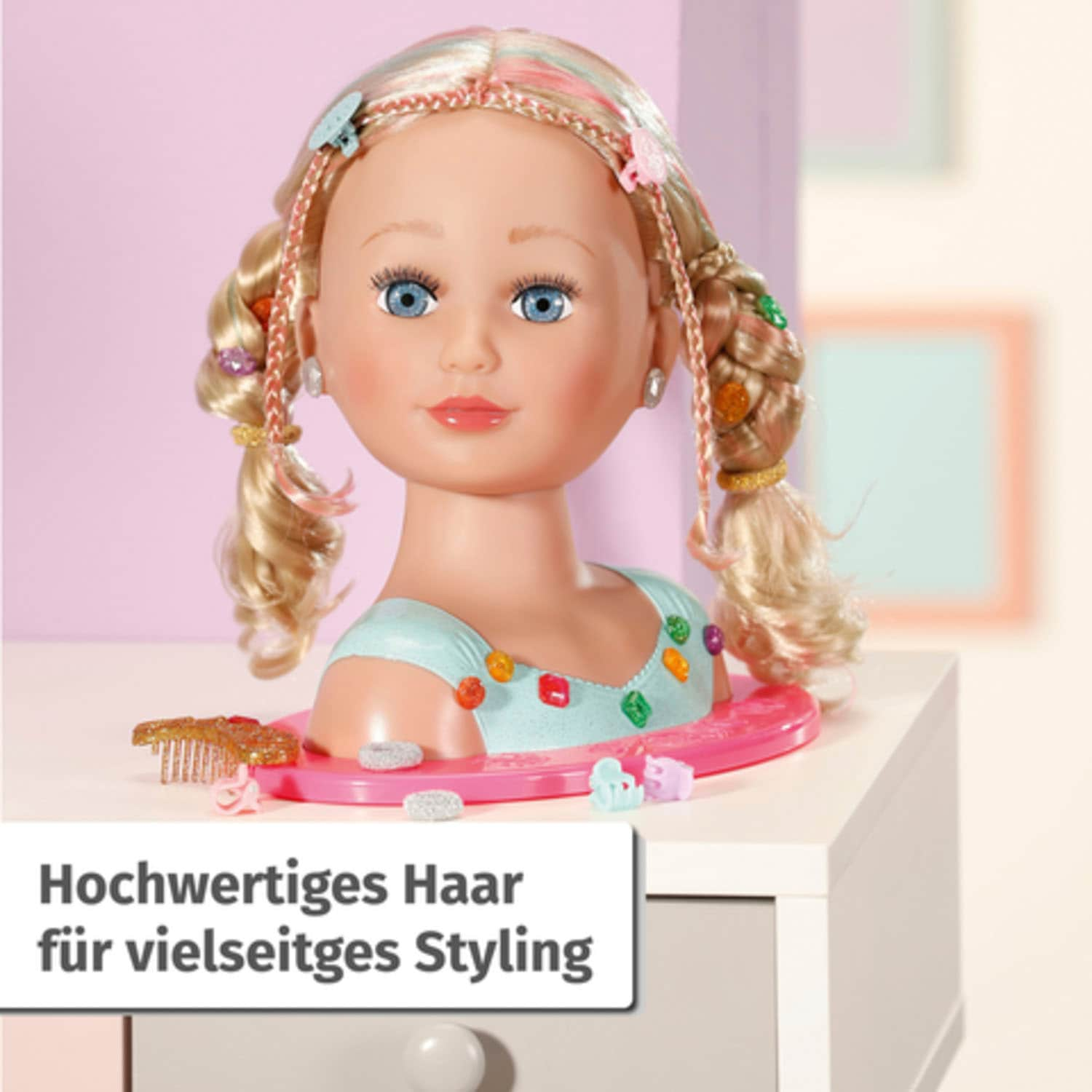 Baby Born Frisier- & Schminkkopf »Sister Styling Head Prinzessin«, mit Zubehör