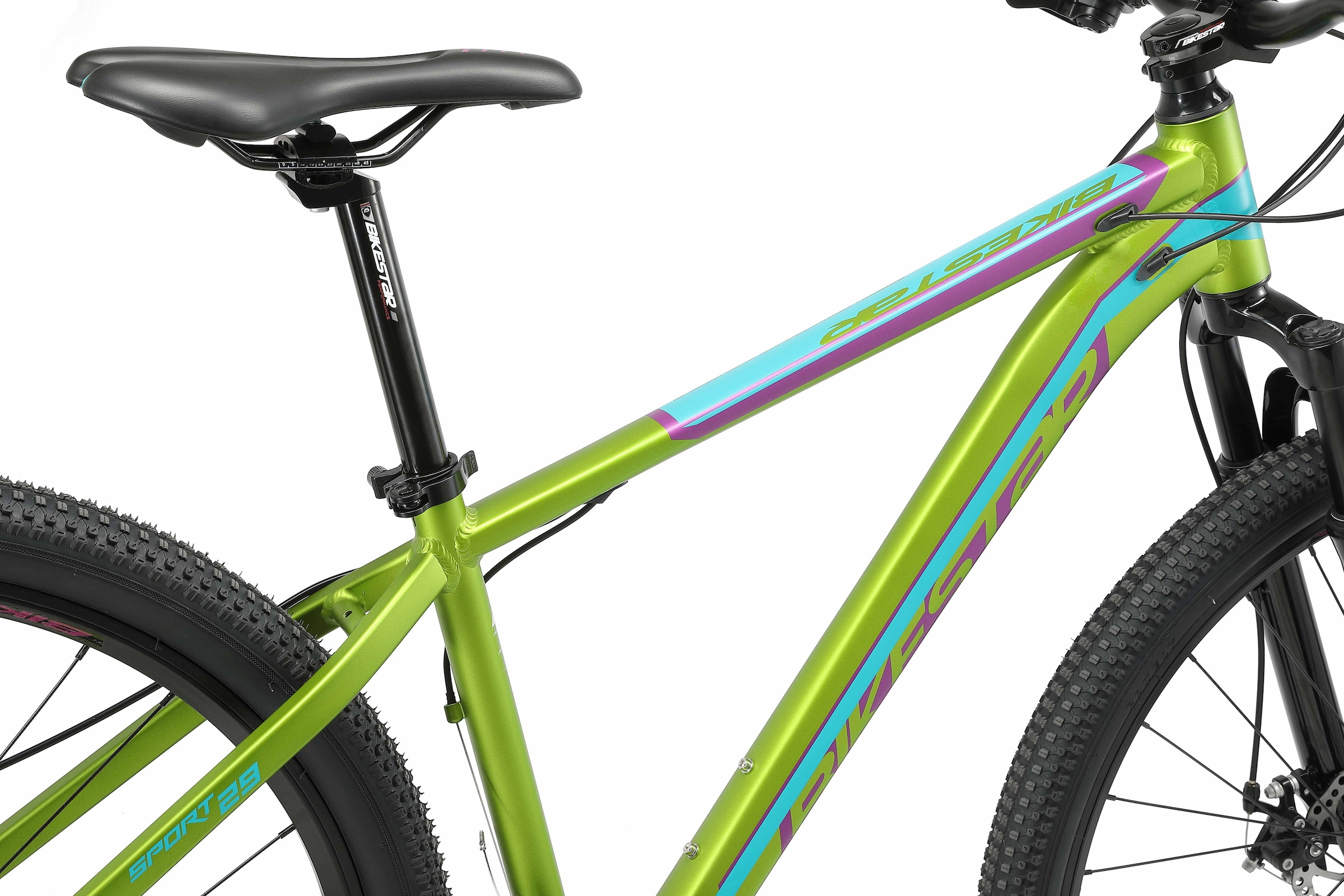 Bikestar Mountainbike, 21 Gang, Shimano, RD-TY300 Schaltwerk, Kettenschaltung, für Damen und Herren, Kettenschaltung