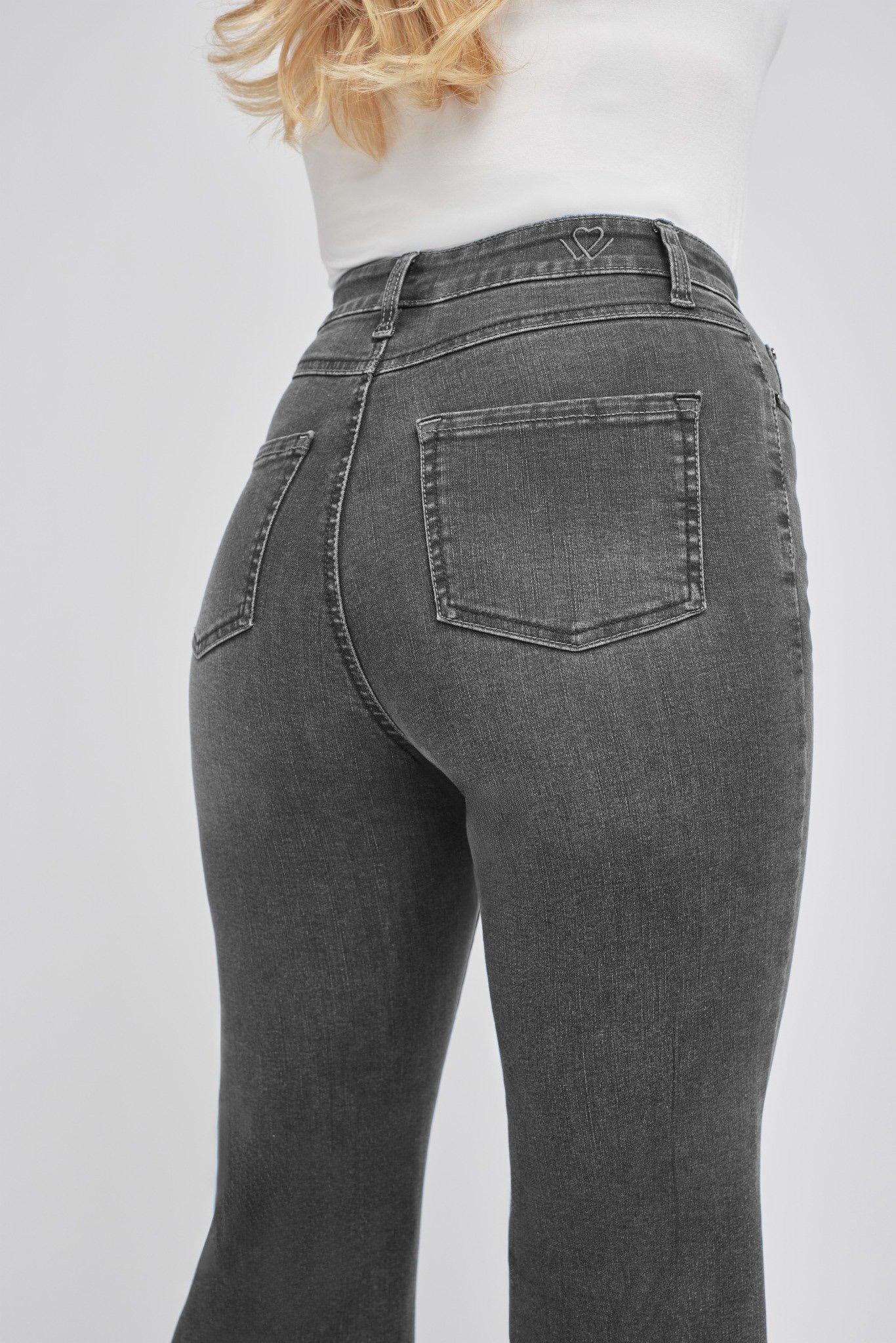 wonderjeans Straight-Jeans »High Waist Straigth« mit Stretch