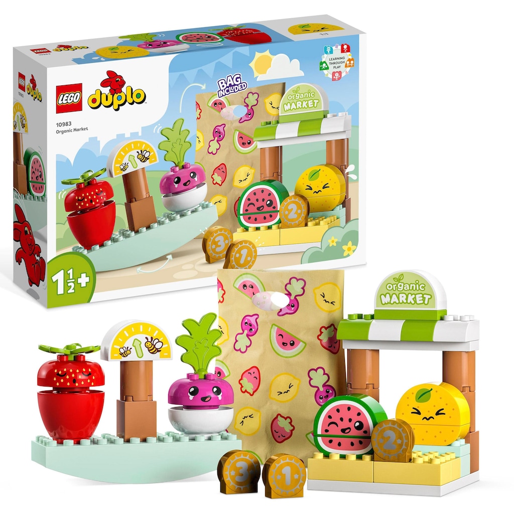 LEGO® Konstruktionsspielsteine »Biomarkt (10983), LEGO® DUPLO My First«, (40 St.)