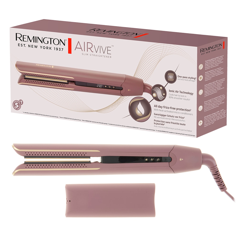 Remington Glätteisen »AIRviveSlim Glätteisen (S8930)« Ionic Air, Anti-Frizz, Ultra-Keramikbeschichtung, 150-230°C
