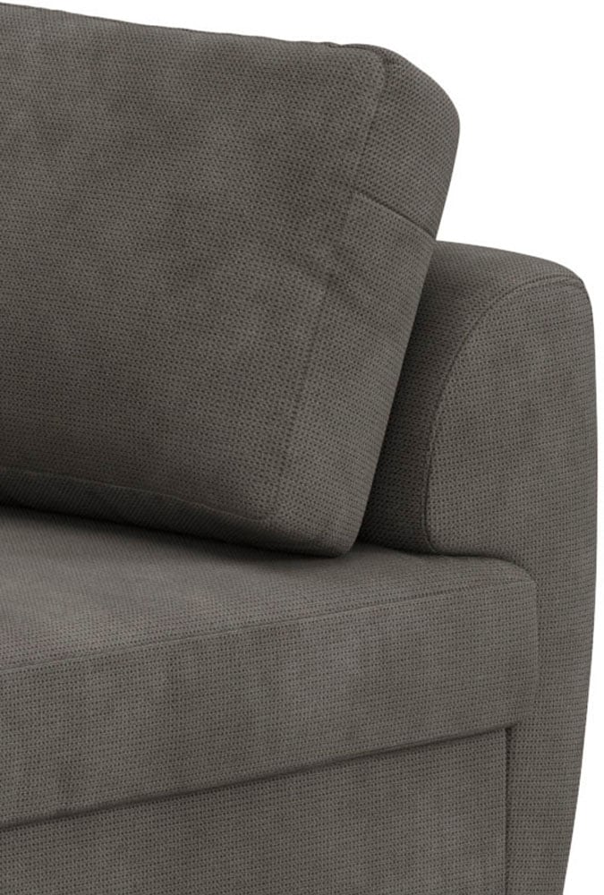 COTTA Ecksofa »Drift L-Form« optional auch mit Schlaffunktion, Wellenunterfederung