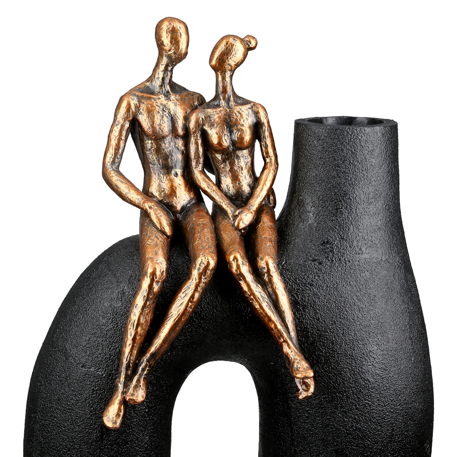 Casablanca by Gilde Tischvase »Vase Mann; Frau Movement schwarz H. 25,5 cm« günstig online kaufen