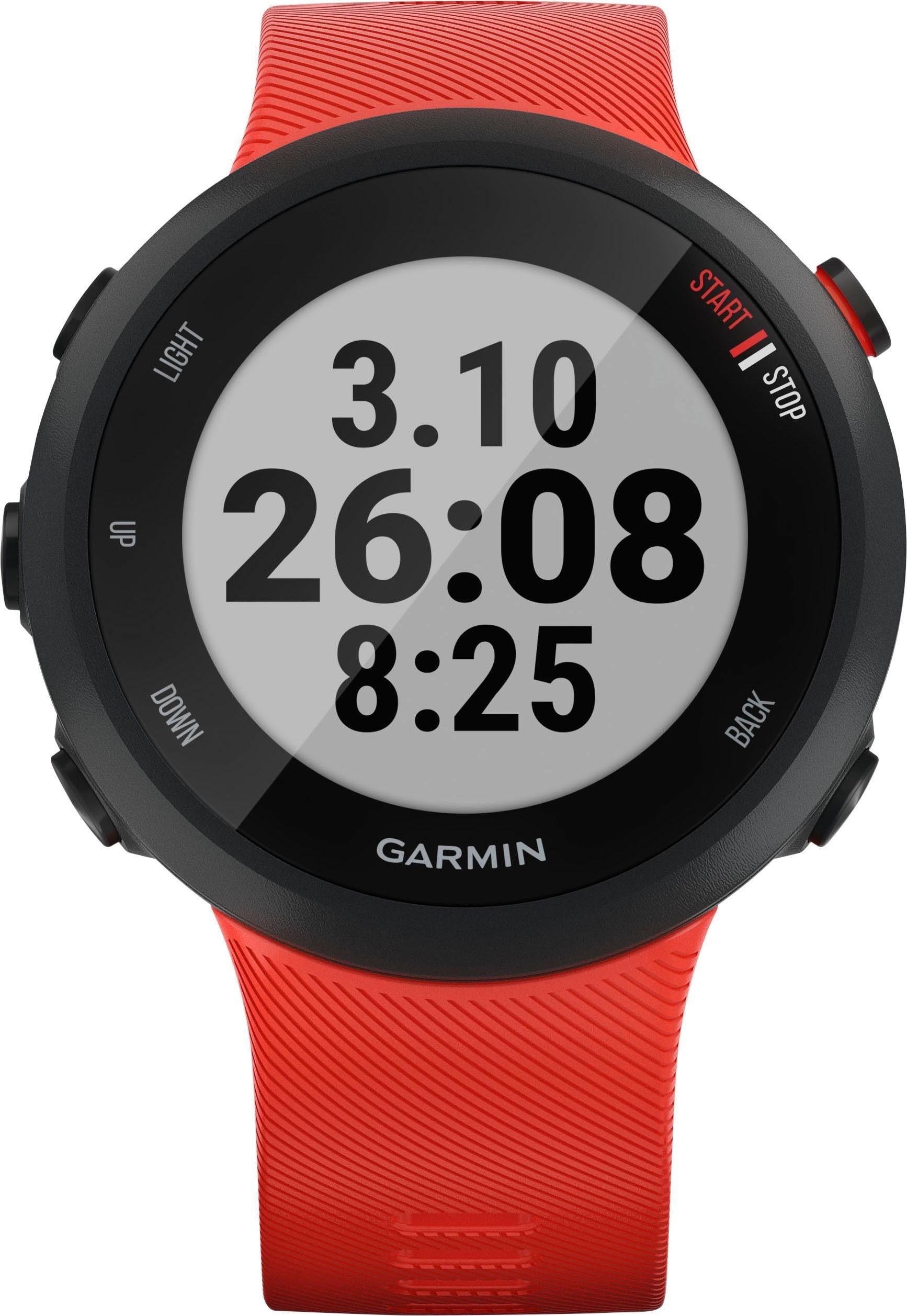 Garmin Smartwatch »Forerunner 45, Silikon-Armband 20mm«, (GPS-Laufuhr)