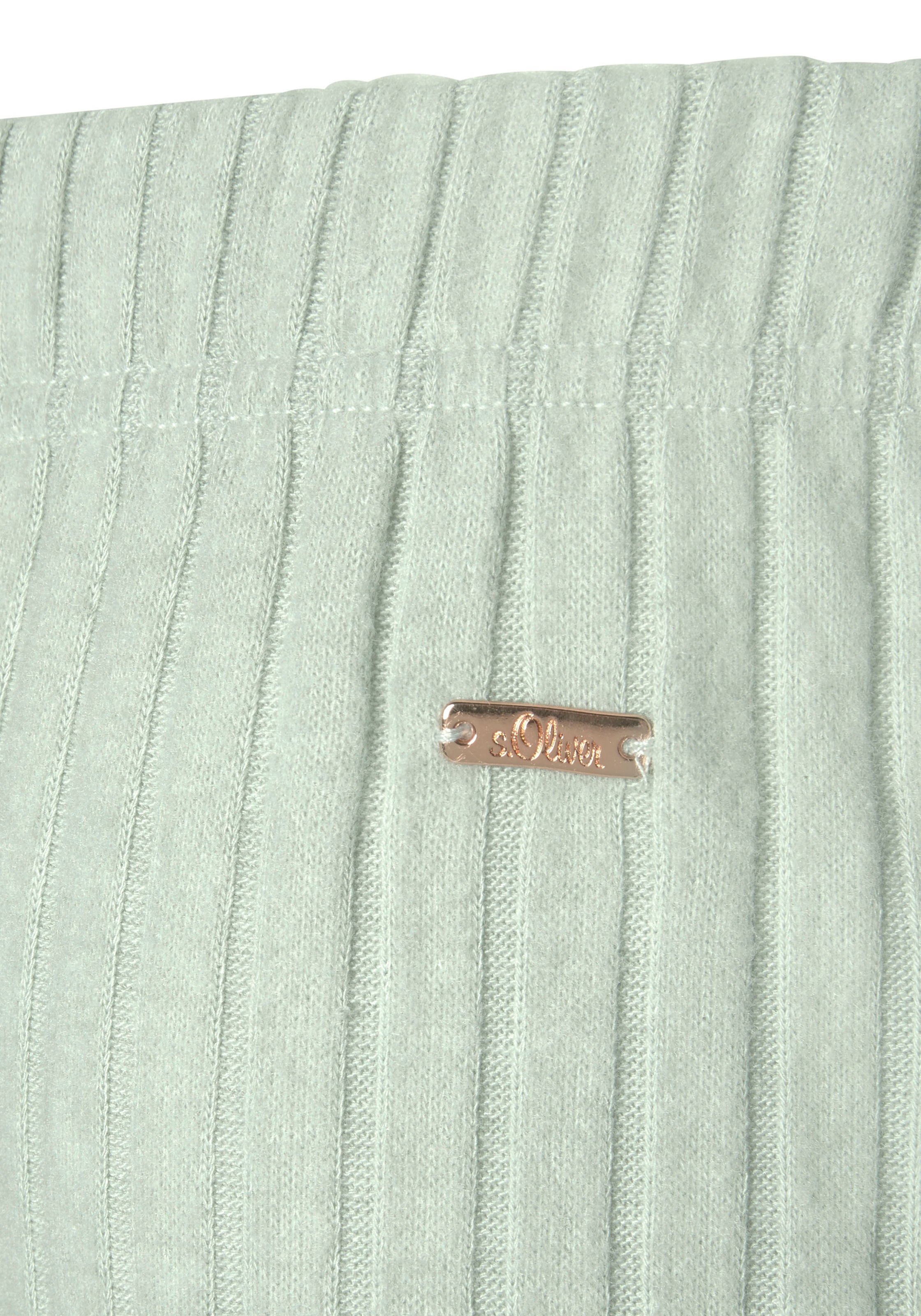 s.Oliver Relaxshorts, aus nachhaltigem Rippstrick, Loungeanzug