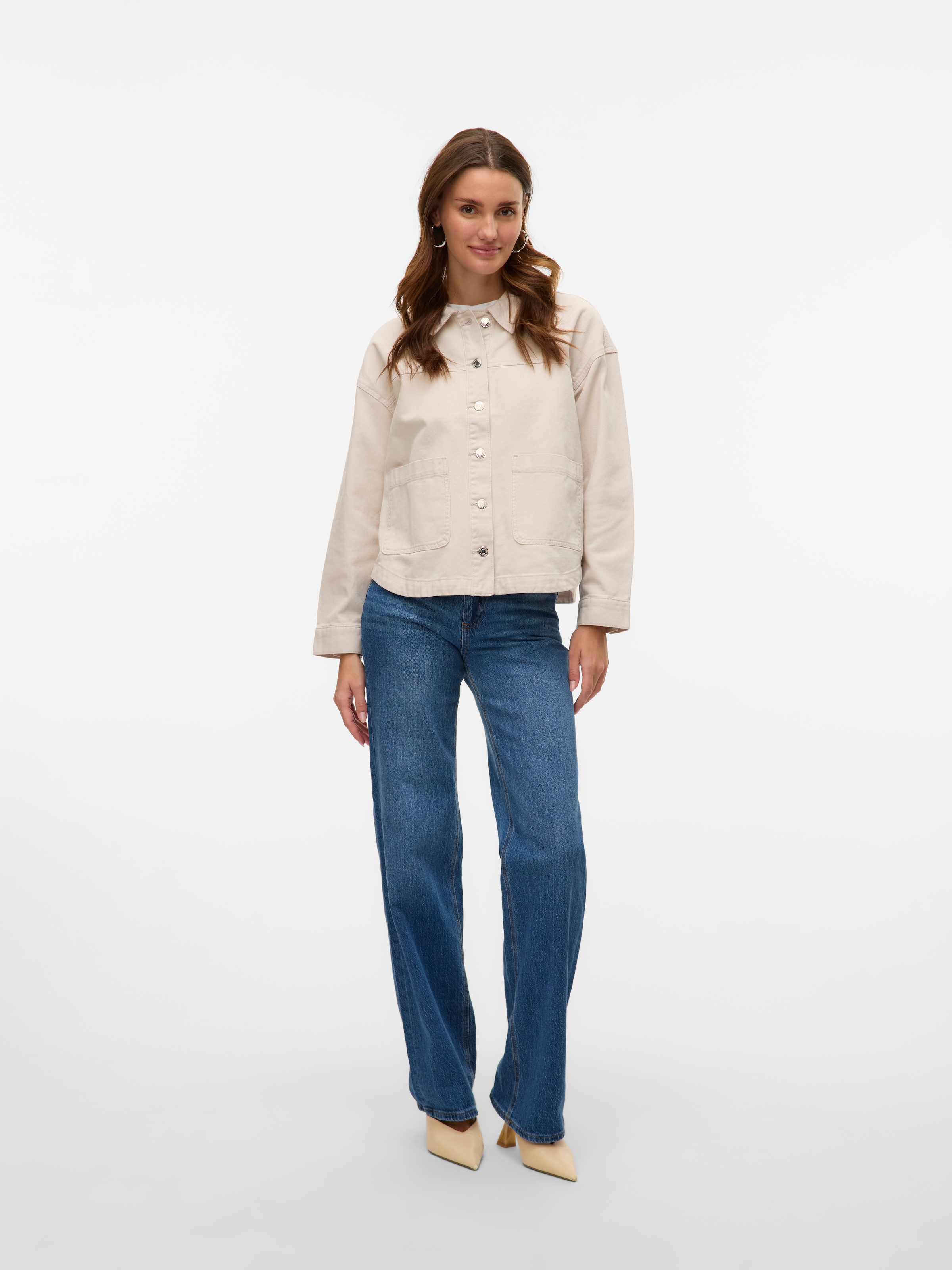 Vero Moda Jeansjacke »VMJAMIE LS DENIM SHACKET MIX NOOS«