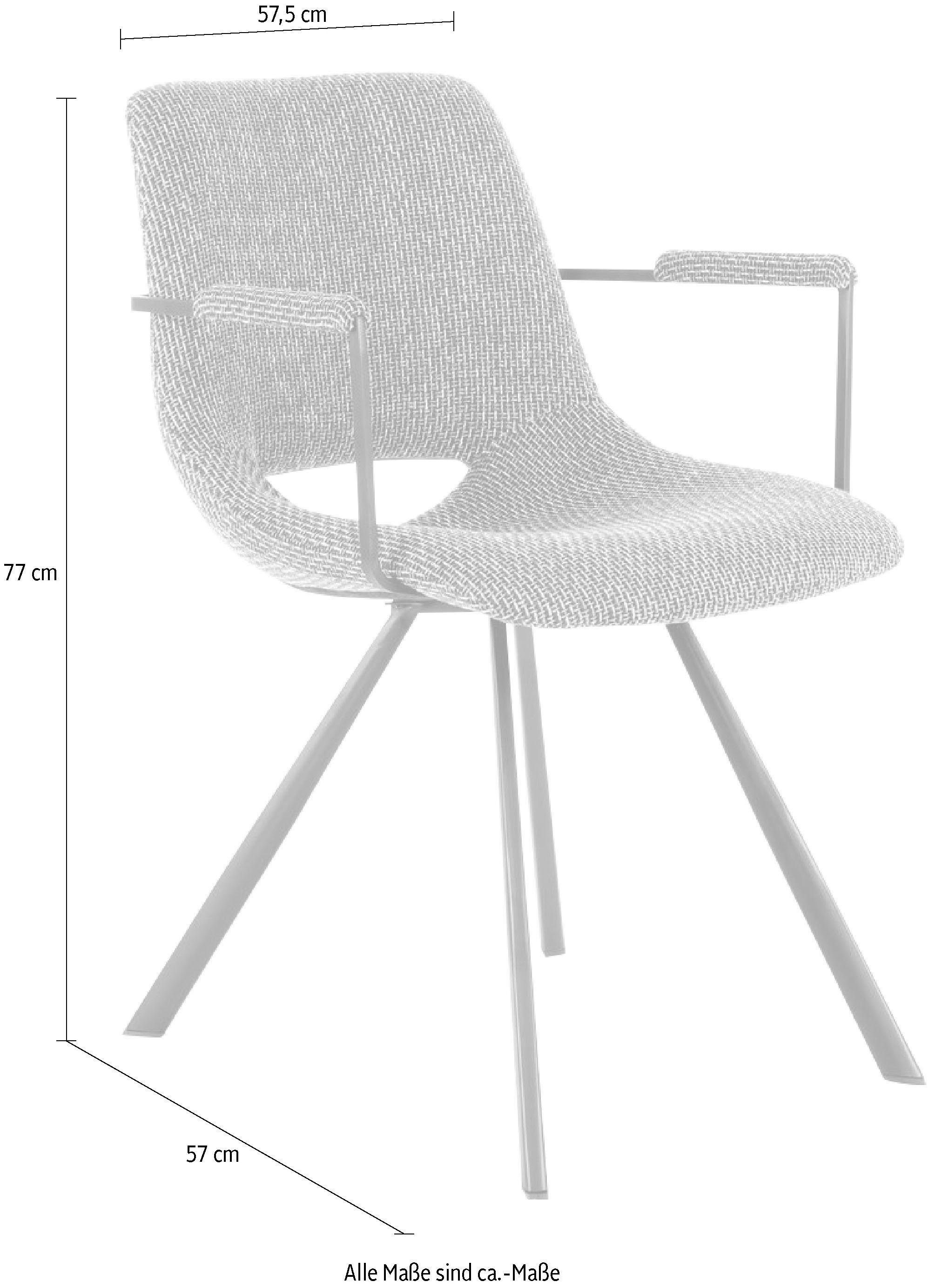 Kayoom Stuhl »Josephine 625 2er-Set, pflegeleicht«, (Set), 2 St., pflegeleicht