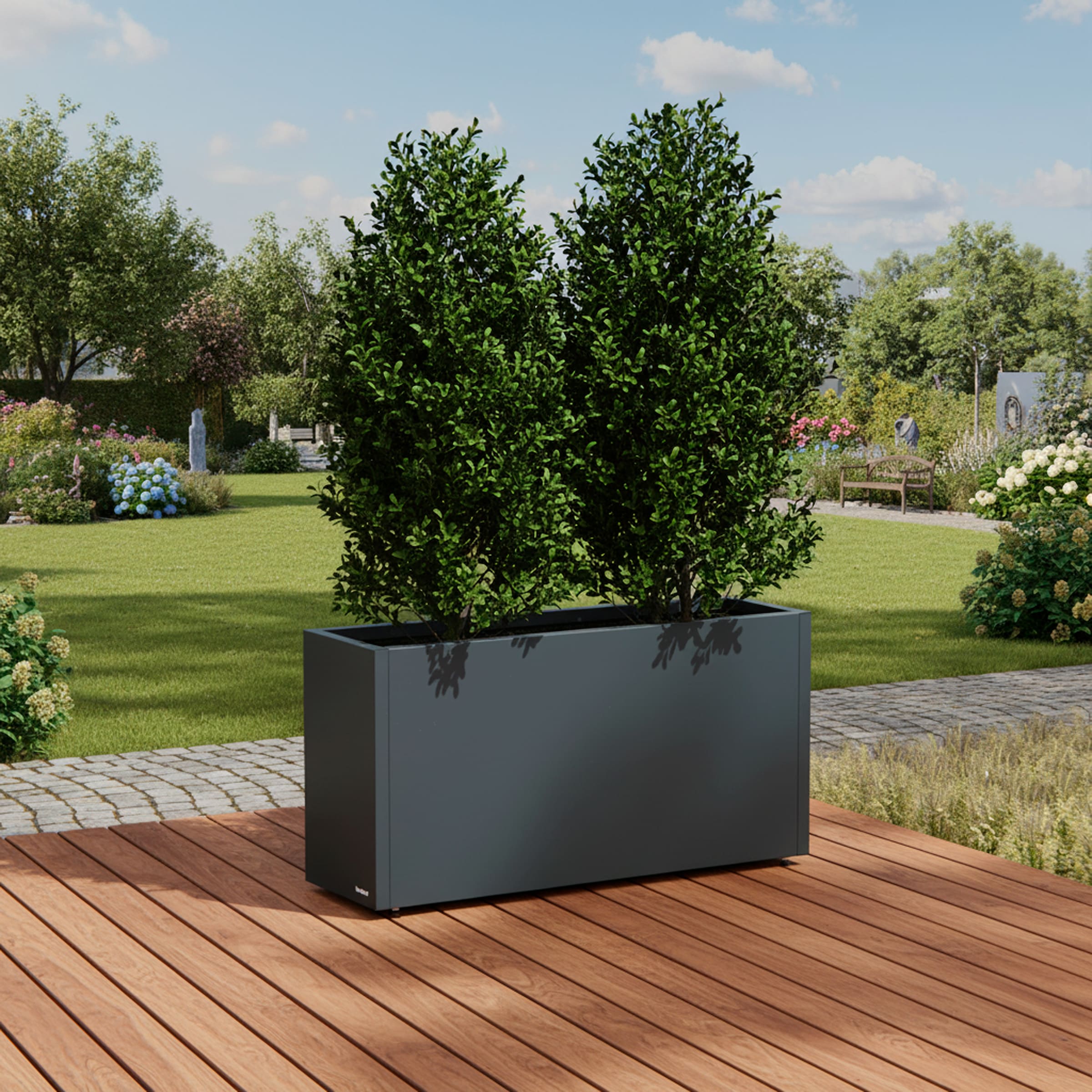 Herstera Garden Pflanzkübel »Cube« BxTxH: 100x30x50 cm