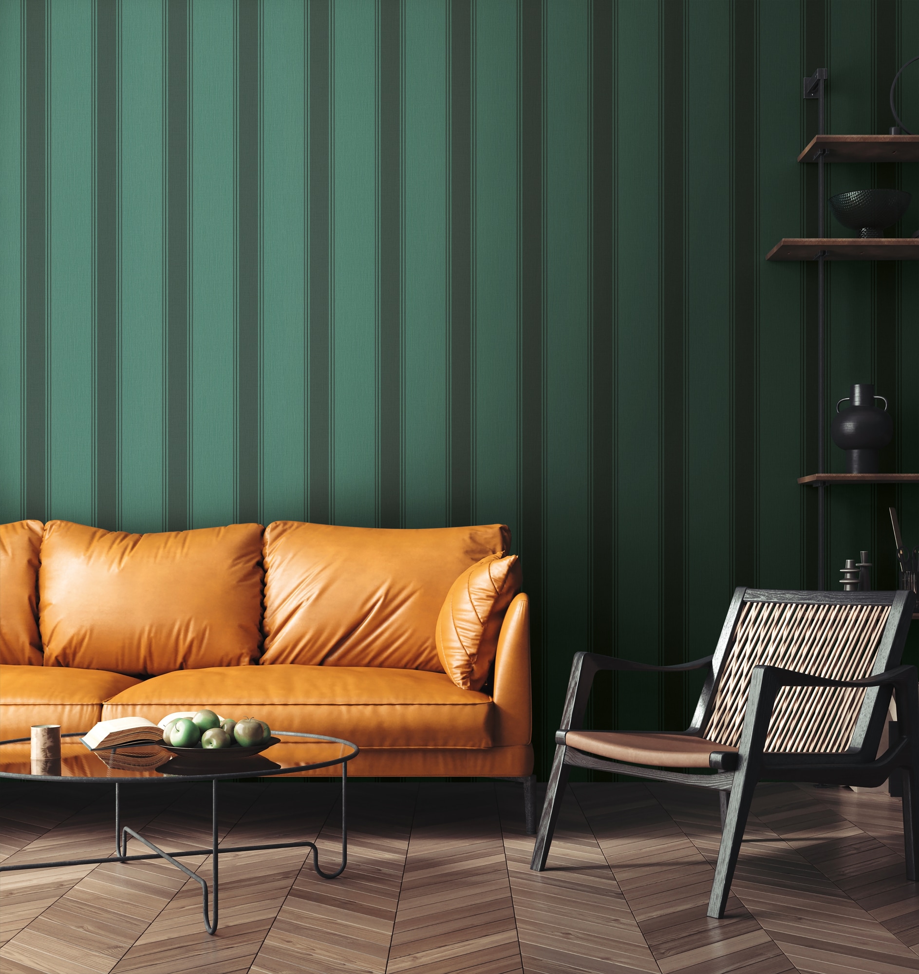 living walls Vliestapete »Michalsky 6 Landhaus Tapete Mustertapete Streifen Landhaus«, matt, Vliestapete gestreift für Schlafzimmer Küche Wohnzimmer Landhaus Flur