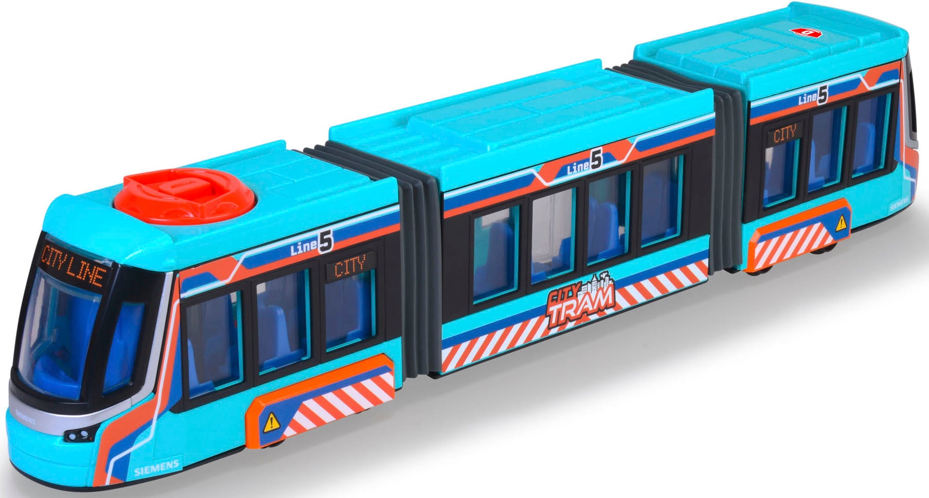 Dickie Toys Spielzeug-Straßenbahn »Siemens City Tram«