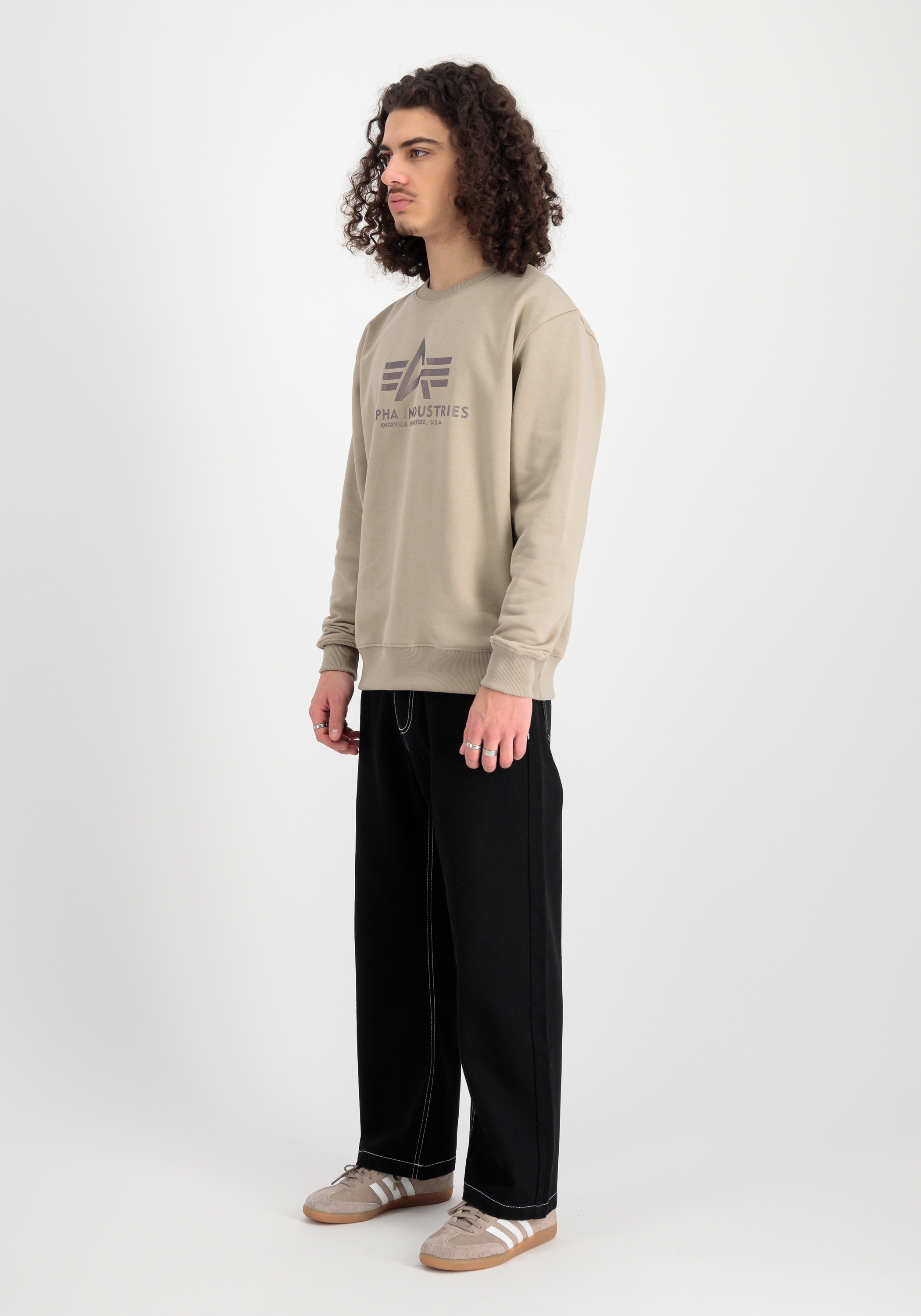 Alpha Industries Sweater »Alpha Industries Men - Sweatshirts Basic Sweater Carbon«