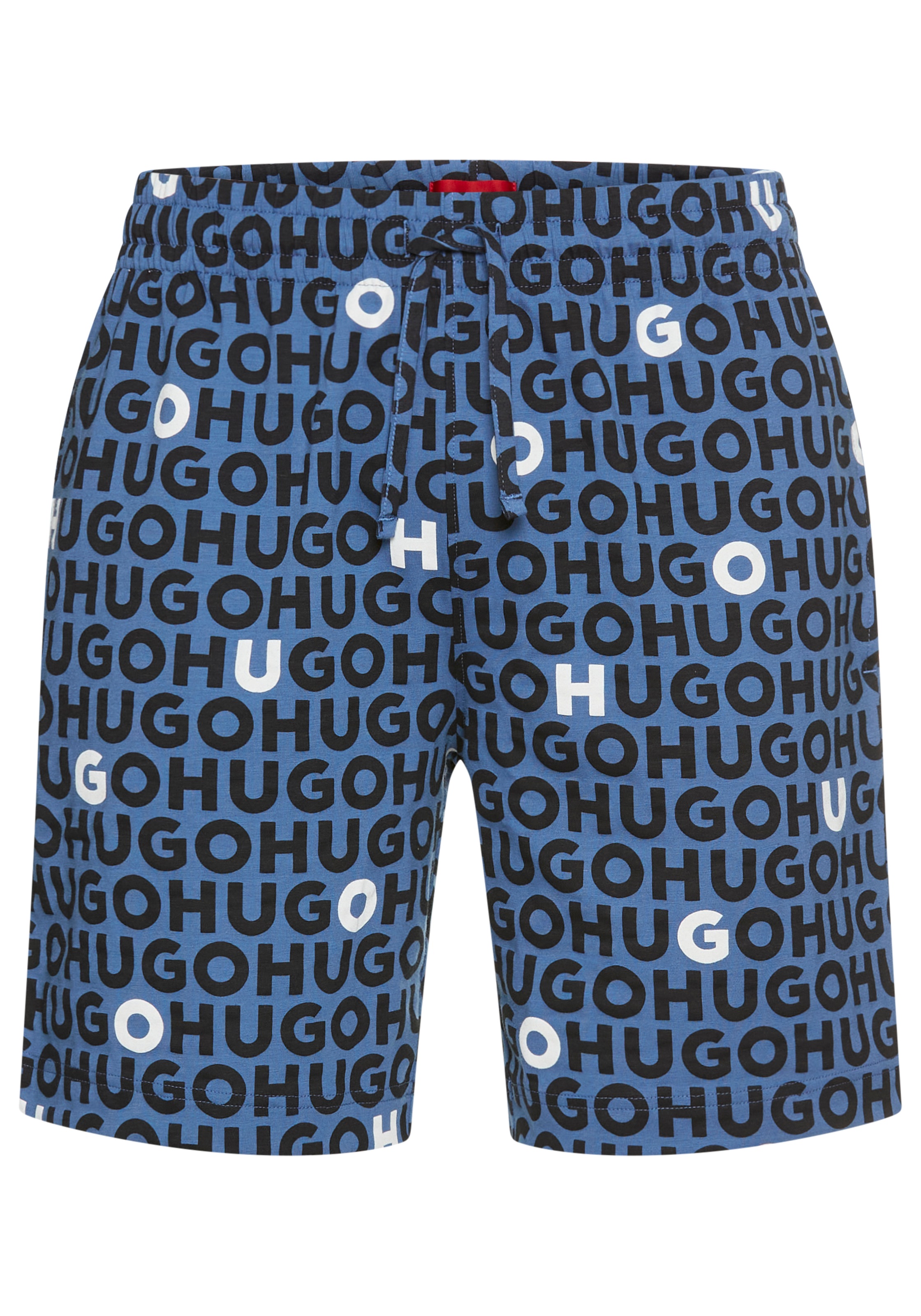 HUGO Underwear Schlafshorts »TORTUGA«, Allover Print, Straight, elastischer Bund