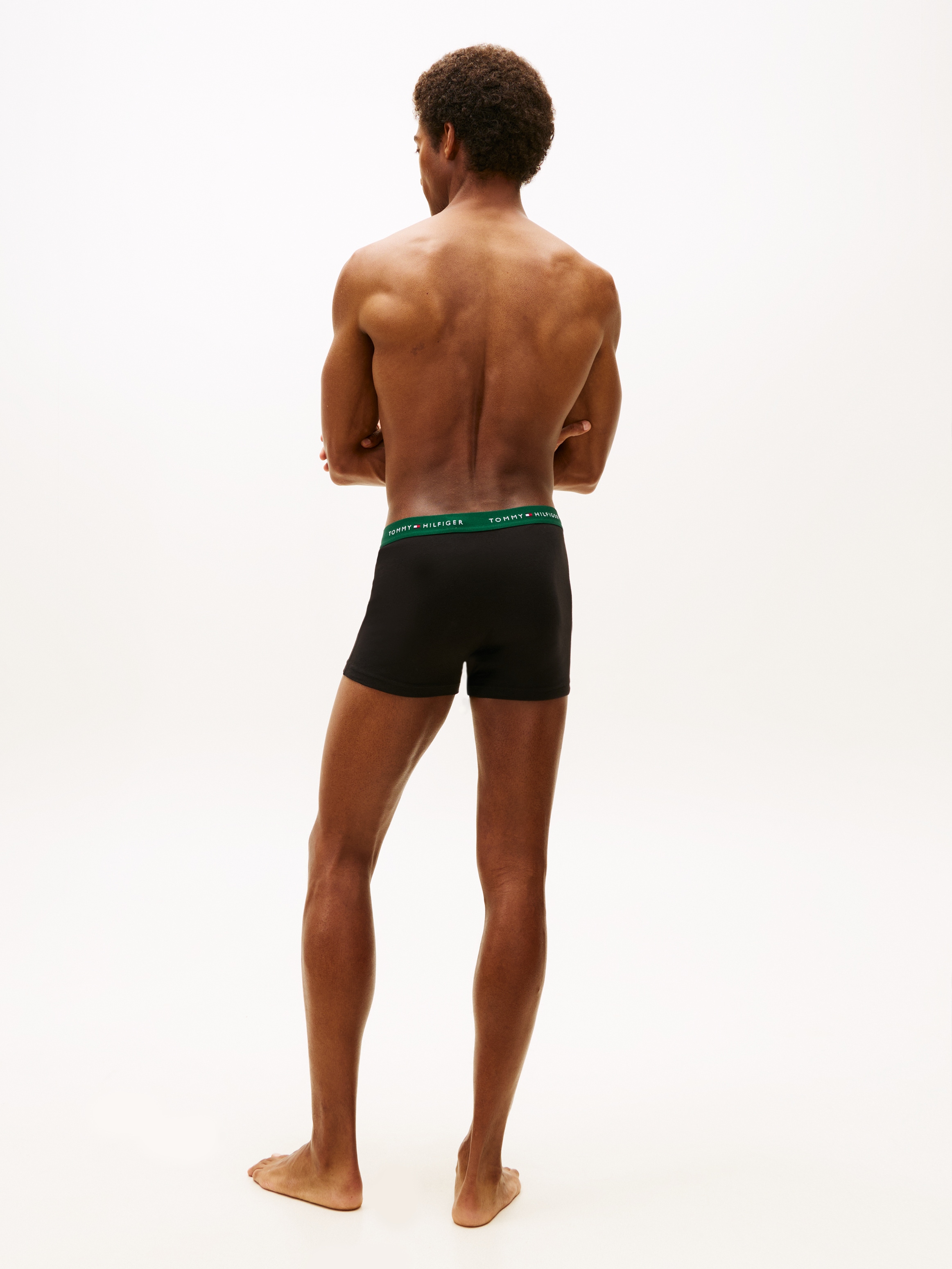 Tommy Hilfiger Underwear Trunk »5P TRUNK WB« Packung, 5er, 5 Stk. tlg., mit Tommy Hilfiger Logo-Elastikbund, Signature Kollektion