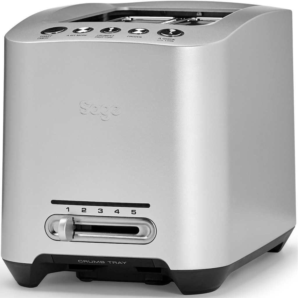 Sage Toaster »the Smart Toast, STA825BAL«, 2 kurze Schlitze, 1000 W