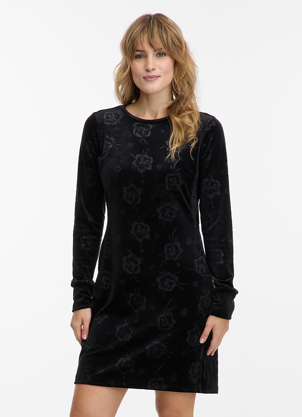 Ragwear Midikleid »ROSETA VELVET« Sommerkleid