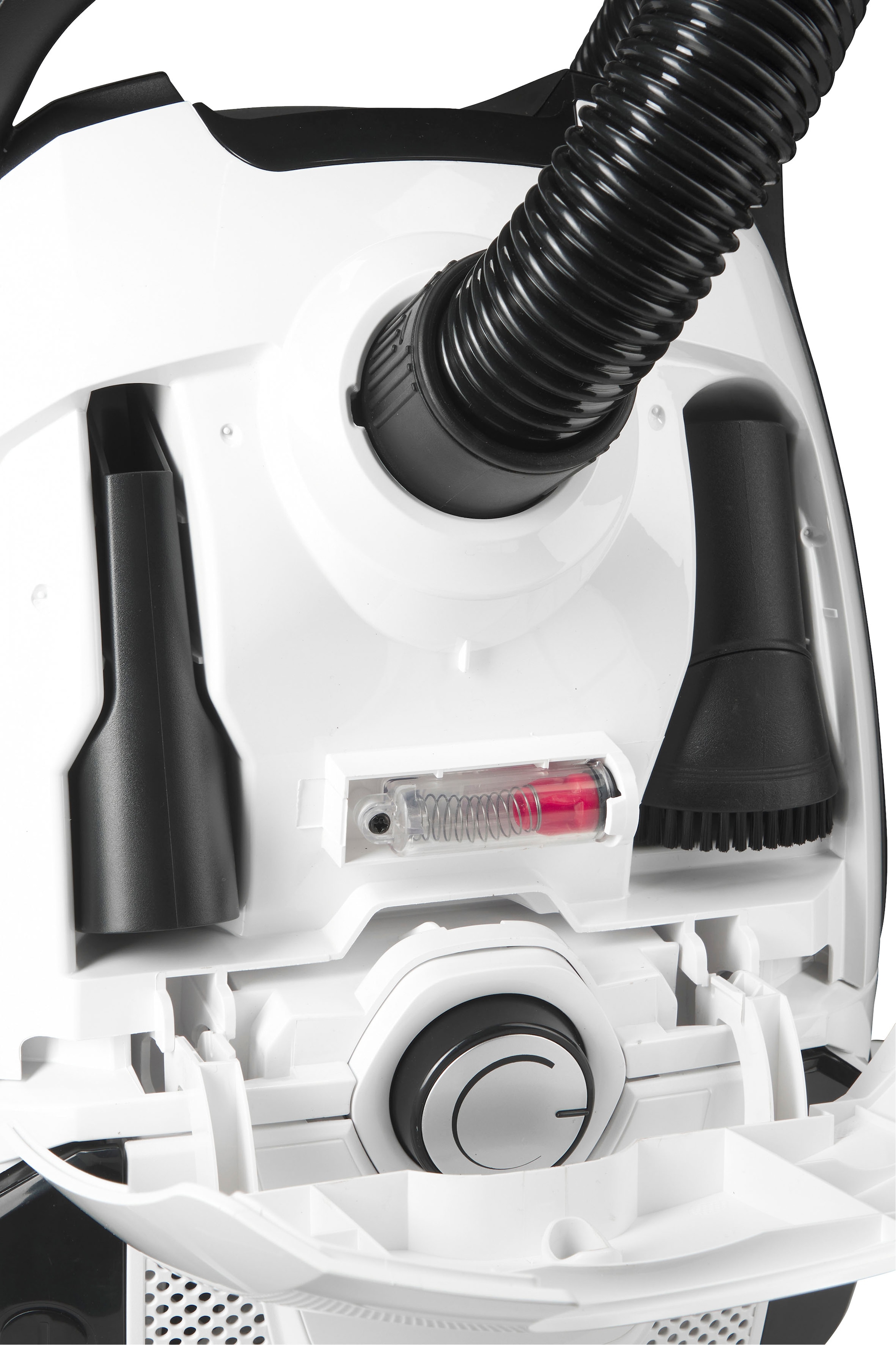 Hanseatic Bodenstaubsauger »HBVC80012WMC, super silence, höhenverstellbares Saugrohr«, 800 W, mit Beutel, sehr großer 12m Aktionsradius, elektronische Saugkraftregulierung