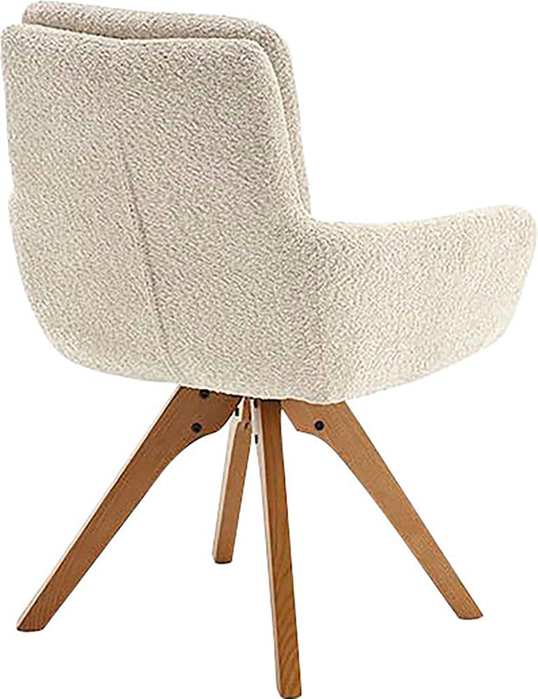 Home affaire Esszimmerstuhl »Taragona«, (Set), 2 St., Boucle, mit unterschiedlichen Beingestellen, Holz oder Metall