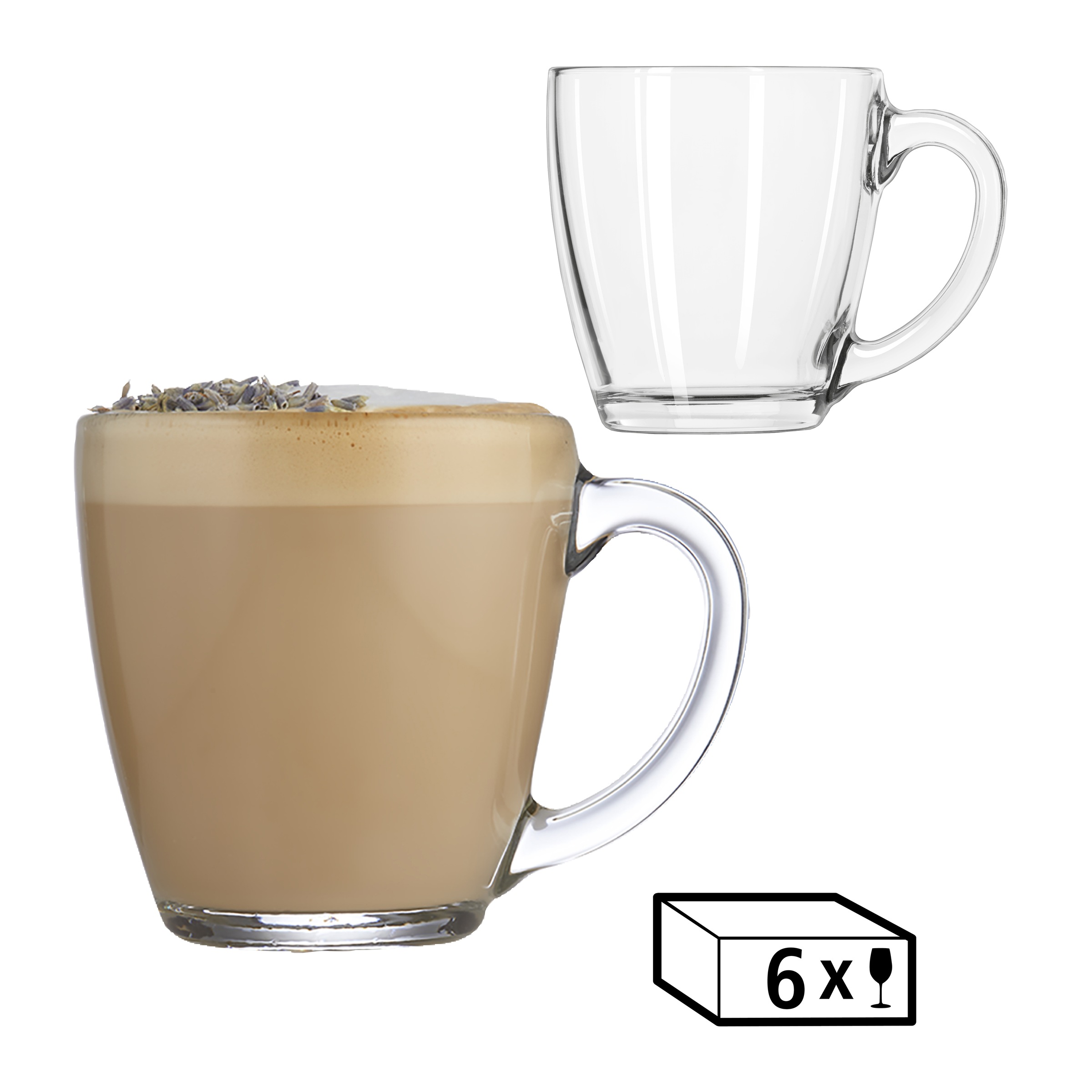 LIBBEY Gläser-Set »Tasse -TAPERED-, 458 ml, Ø 10 cm, H: 10,5 cm, 6er Set«, günstig online kaufen