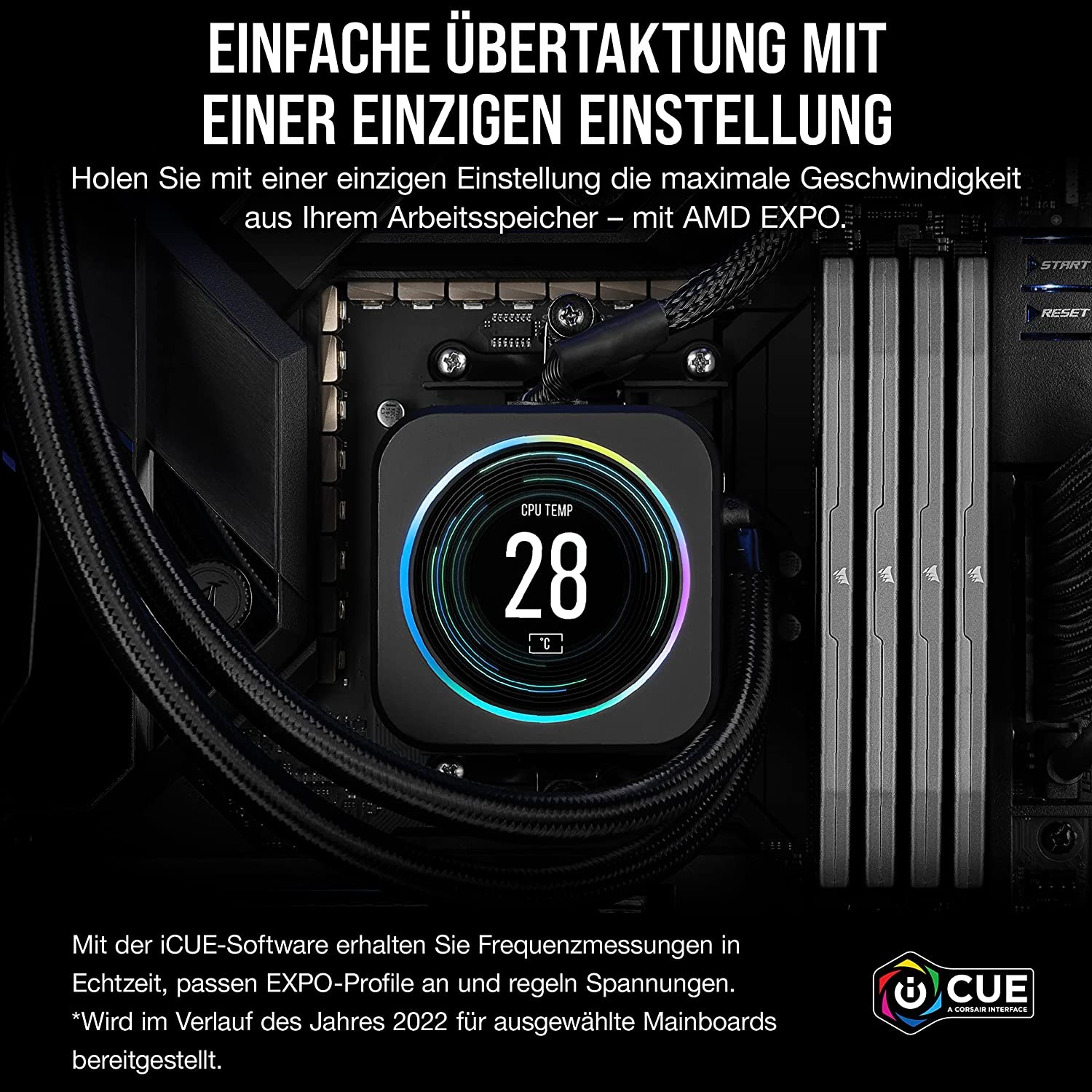 Corsair Arbeitsspeicher »VENGEANCE DDR5 5600«, - auf AMD Ryzen AM5-Systeme zugeschnitten