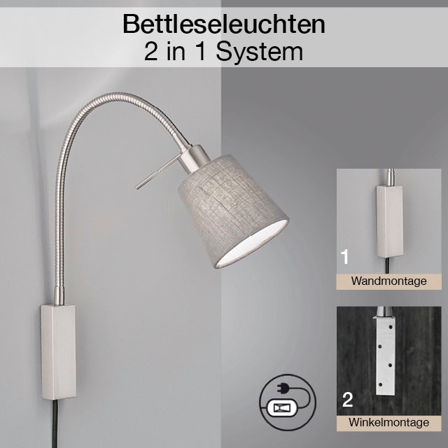 FISCHER & HONSEL Wandstrahler »Wolke«, 1 flammig, Leuchtmittel E14 | ohne Leuchtmittel