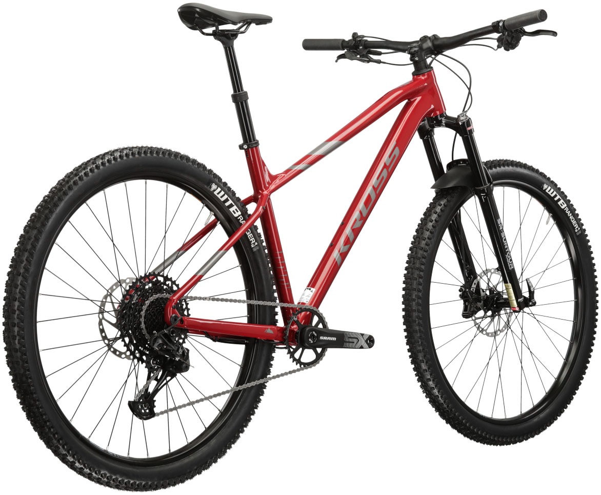 Kross Mountainbike »KROSS MTB Hardtail Level 6.0 29" rot 12 Gänge«, 12 Gang, SRAM, NX EAGLE Schaltwerk, Kettenschaltung