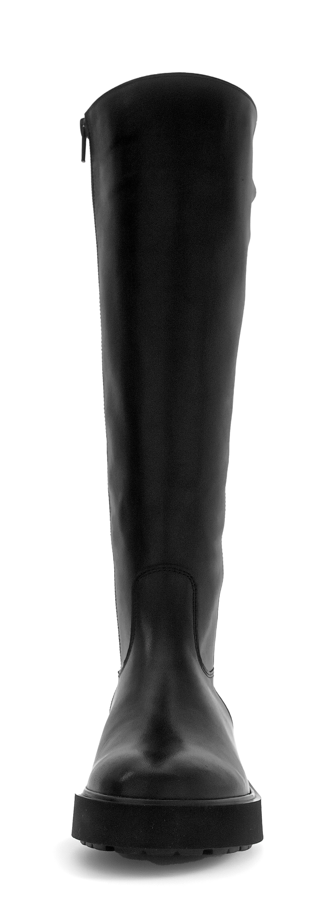 Gabor Stiefel, Blockabsatz, Langschaftstiefel, Reißverschlussstiefel mit Ziernähten