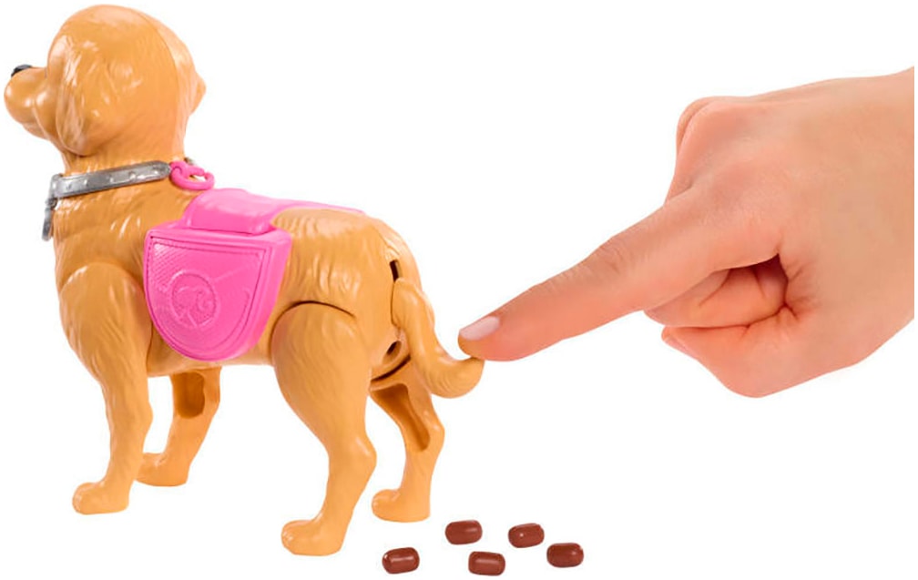 Barbie Anziehpuppe »Barbie Hundespaziergang Spielset« mit Puppe