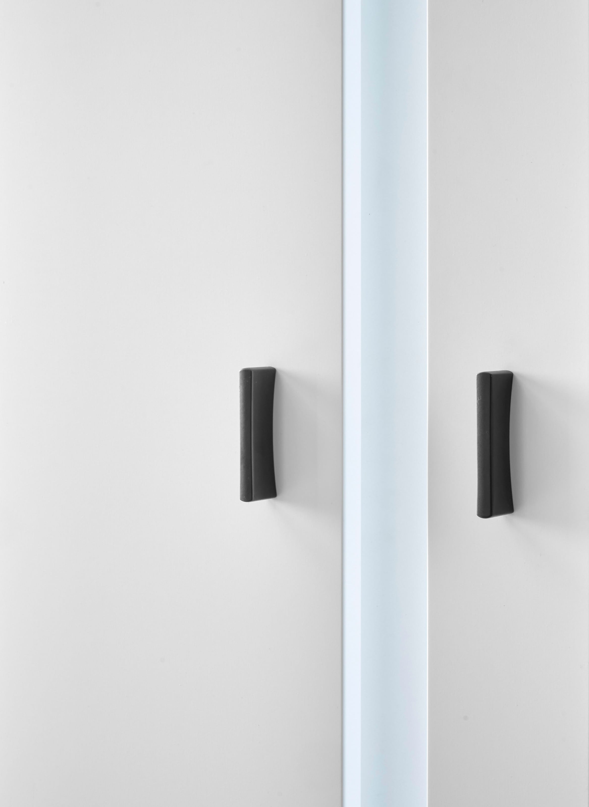 INOSIGN Wohnwand »LONG ISLAND«, (Set, 4 St.), in moderner Trendfarbe,inklusive senkrechter Beleuchtung,Breite 330 cm