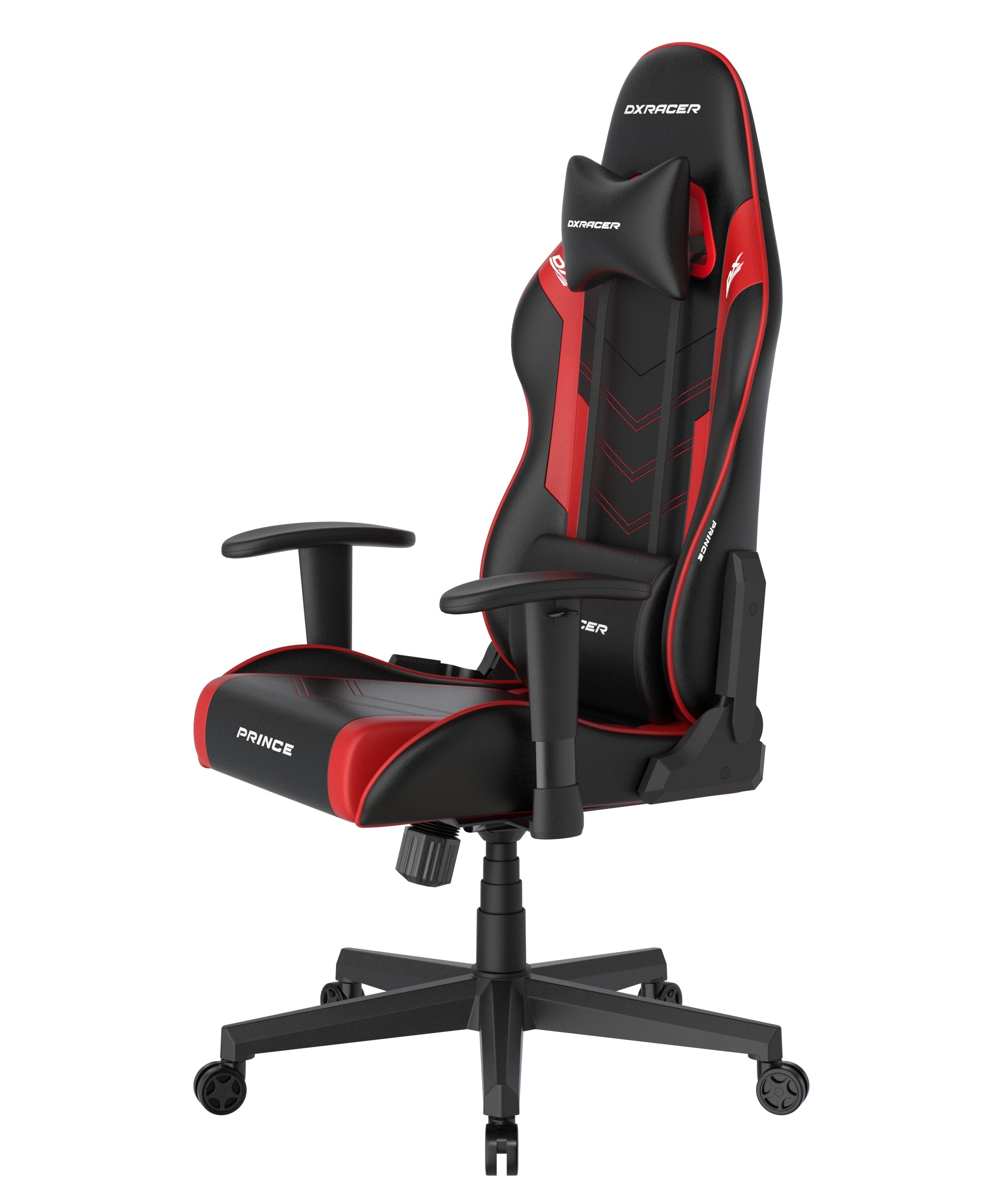 DXRacer Gaming-Stuhl »Prince Gaming Chair Regular L, PVC, schwarz rot«