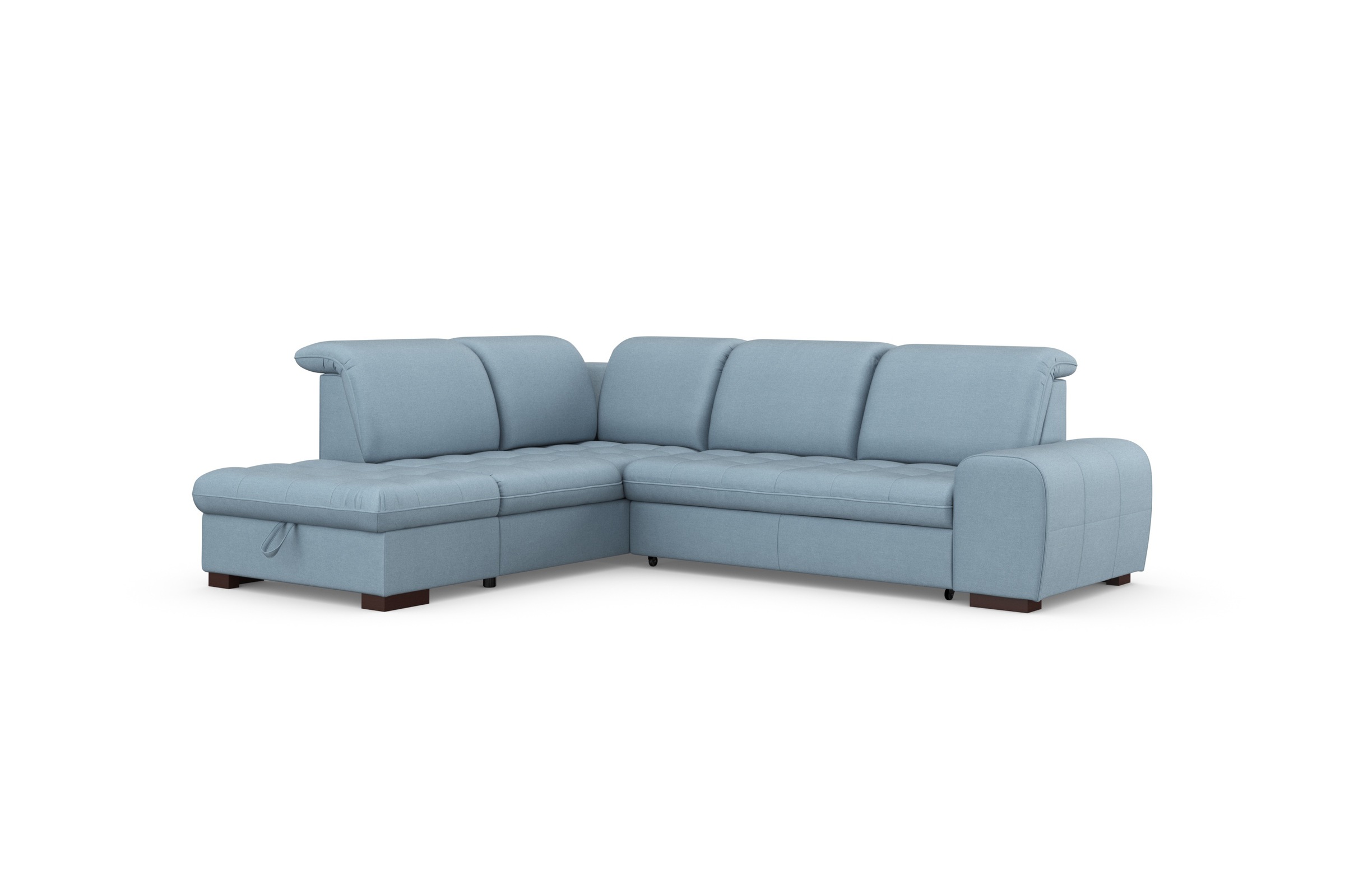 sit&more Ecksofa »Luxor L-Form«, wahlweise mit Bettfunktion, Stauraum und Kopfteilverstellung