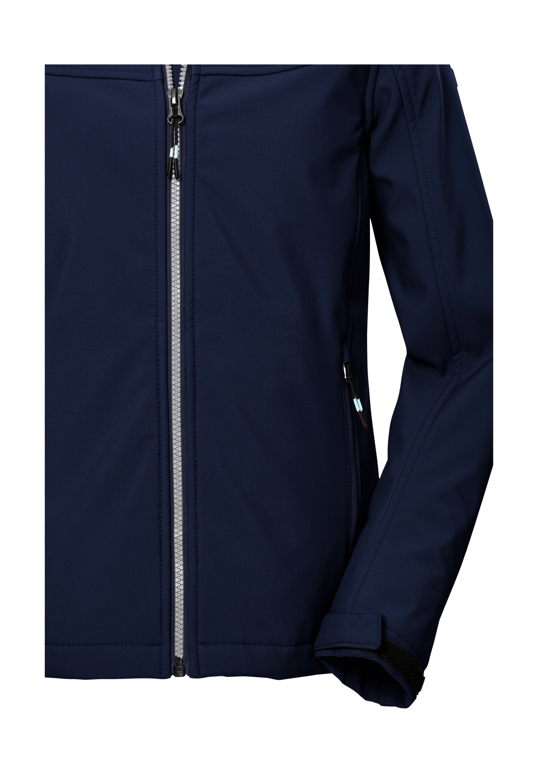 Killtec Softshelljacke »KOW 349 GRLS SFTSHLL JCKT«, Wasserdichte Mädchen-Softshelljacke mit Kapuze, atmungsaktiv, warm