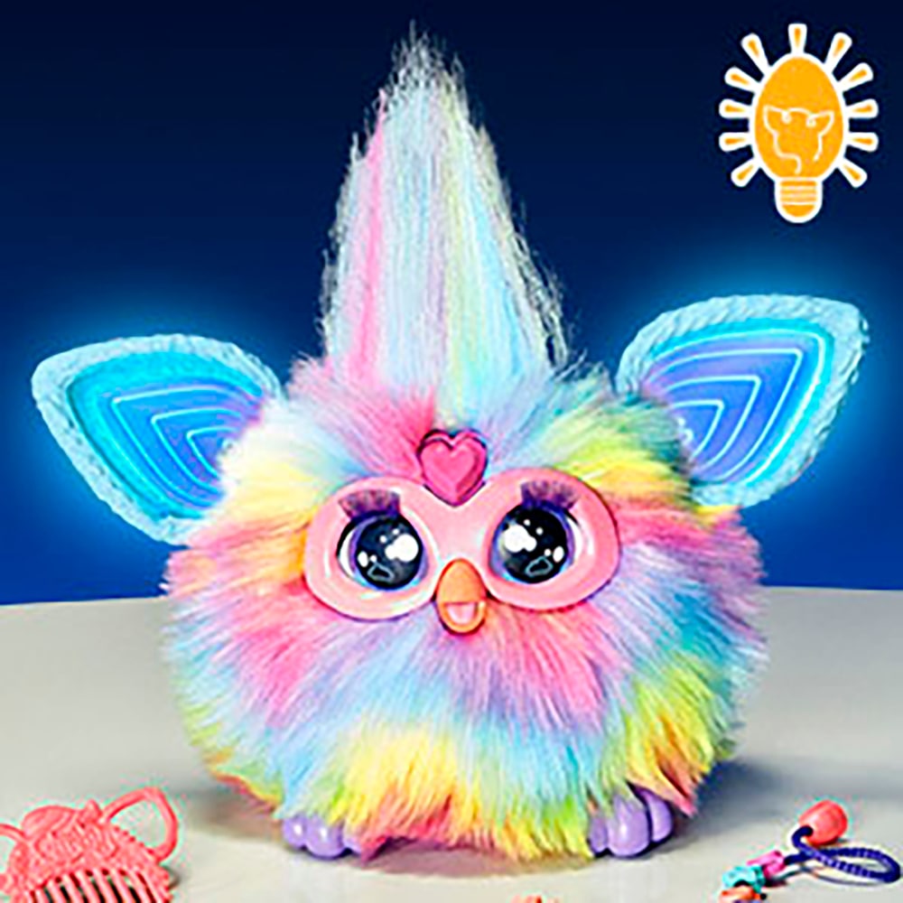 Hasbro Pluschfigur Furby Farbmix mit Sound online bestellen QUELLE