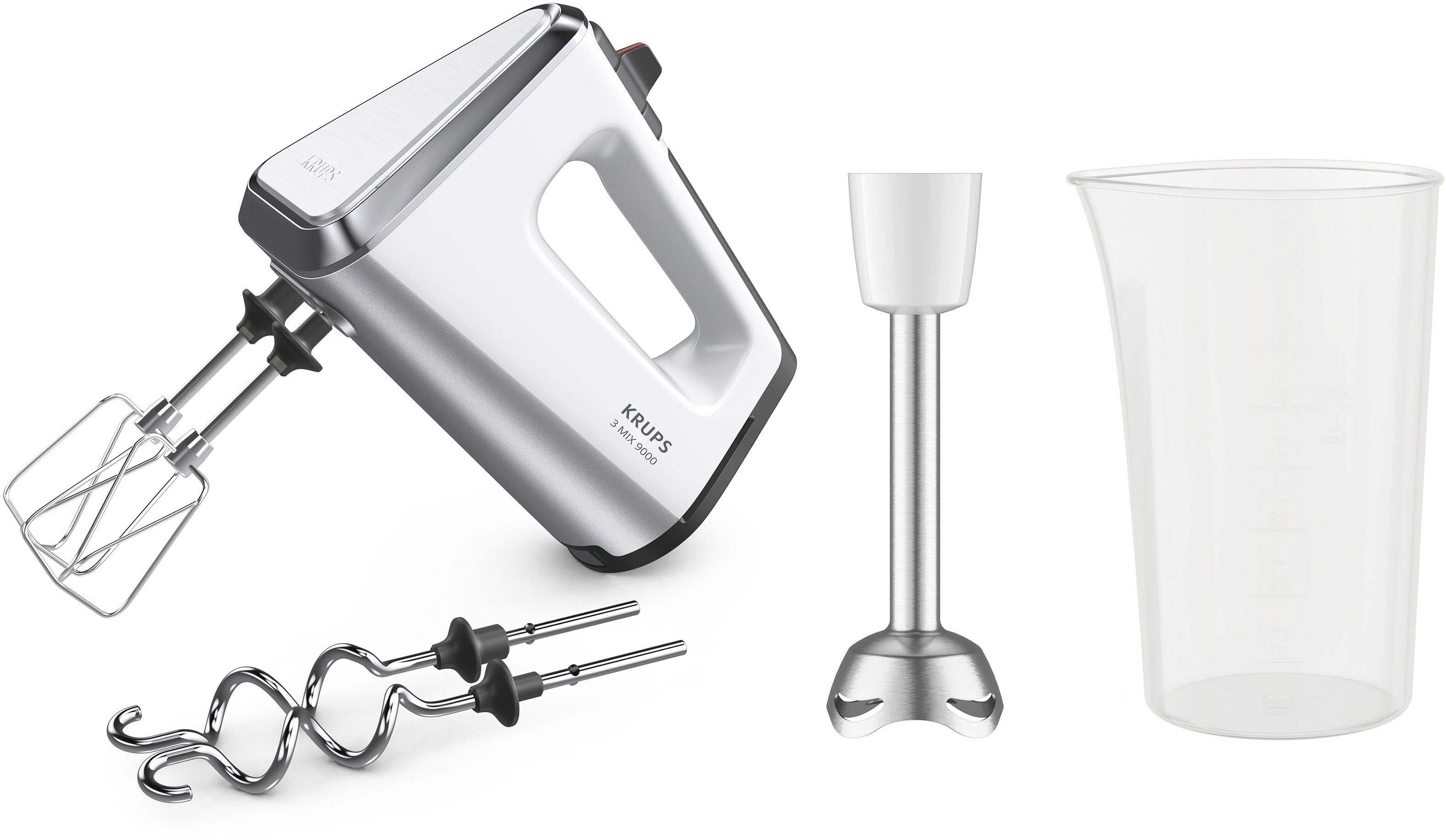 Handmixer »GN9121 3, Mix 9000«, 750 W, inkl. Schneebesen, Knethaken,...