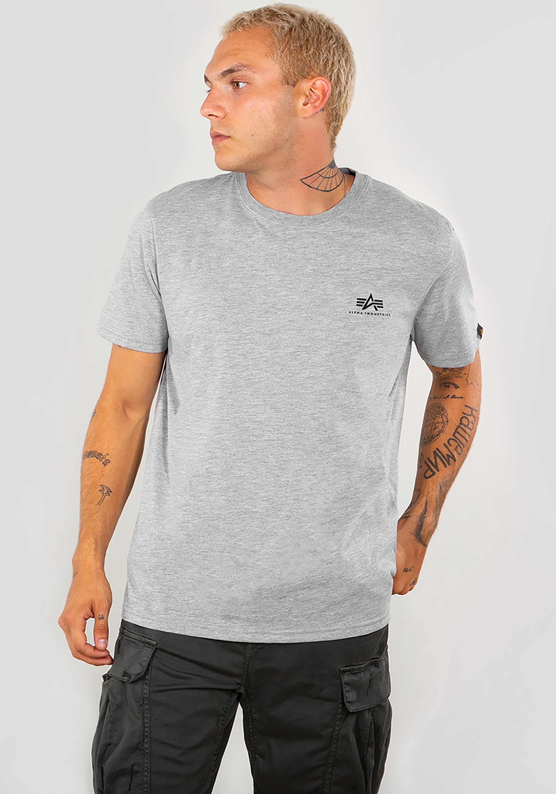 Alpha Industries Rundhalsshirt »BASIC T SMALL LOGO«