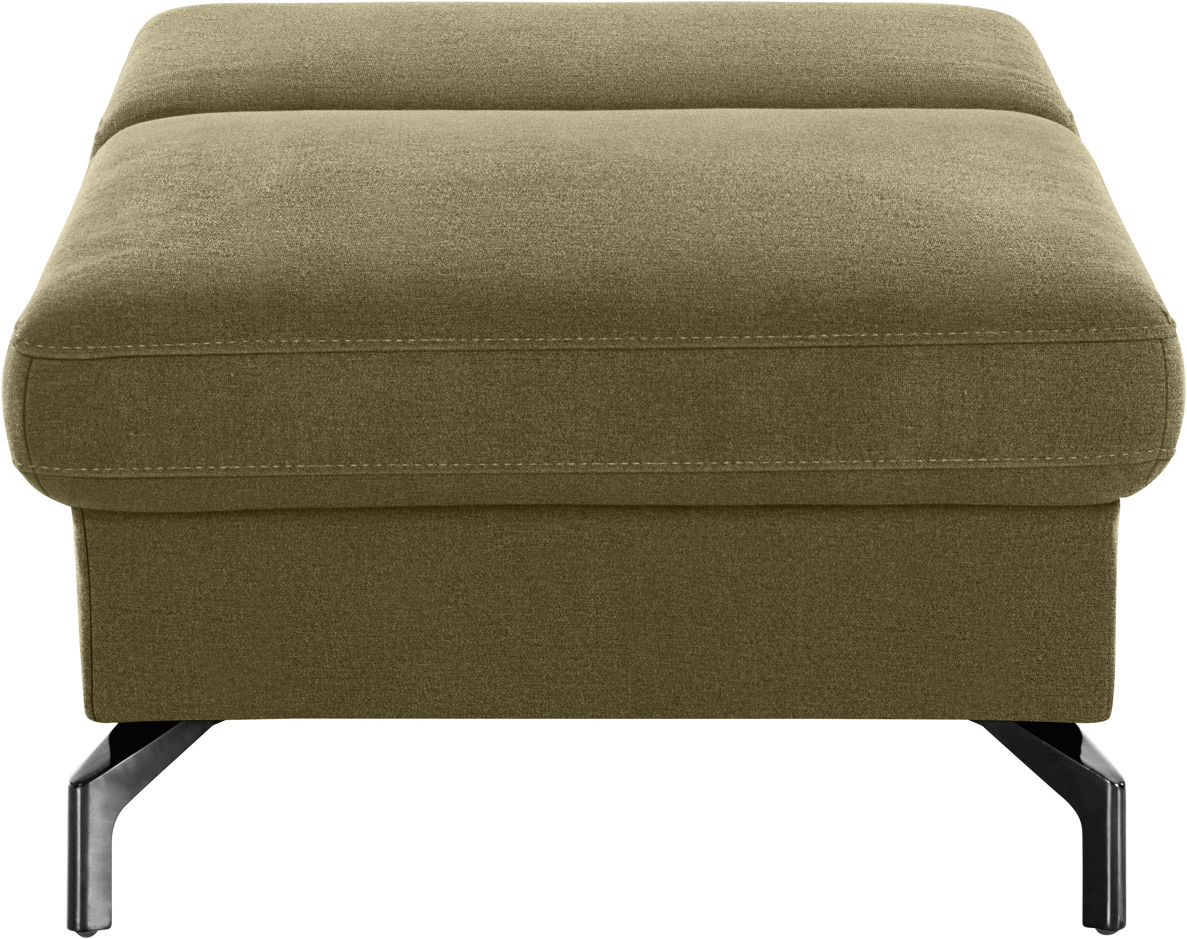 sit&more Hocker »Brisbane«, Fußhöhe 12 cm, mit Federkern und Klappfunktion