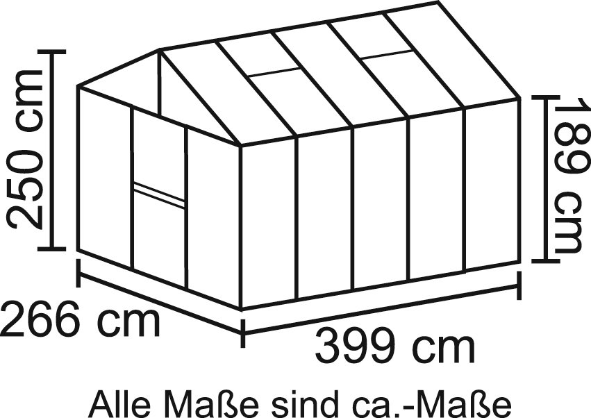 Vitavia Gewächshaus »Zeus 10000«