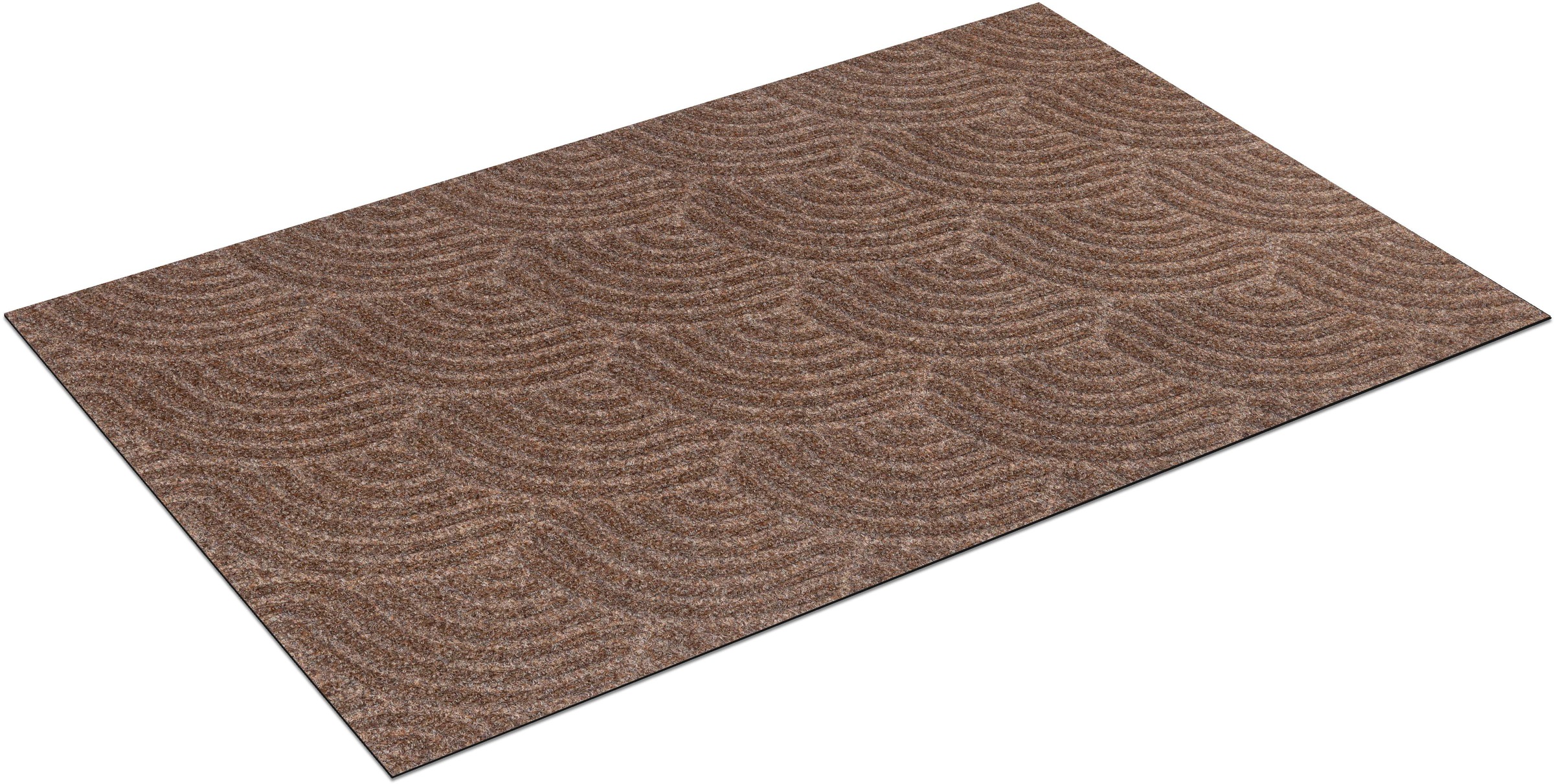 wash+dry by Kleen-Tex Fußmatte »DUNE Waves taupe«, rechteckig, 8 mm Höhe
