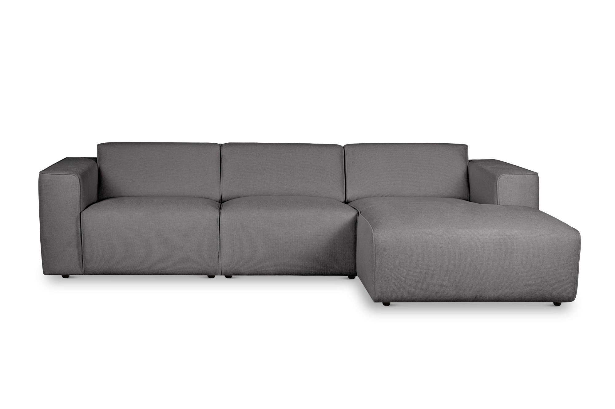 andas Ecksofa »Noord«, L-Form, mit Kedernaht, Breite 281 cm, Cord, Struktur günstig online kaufen