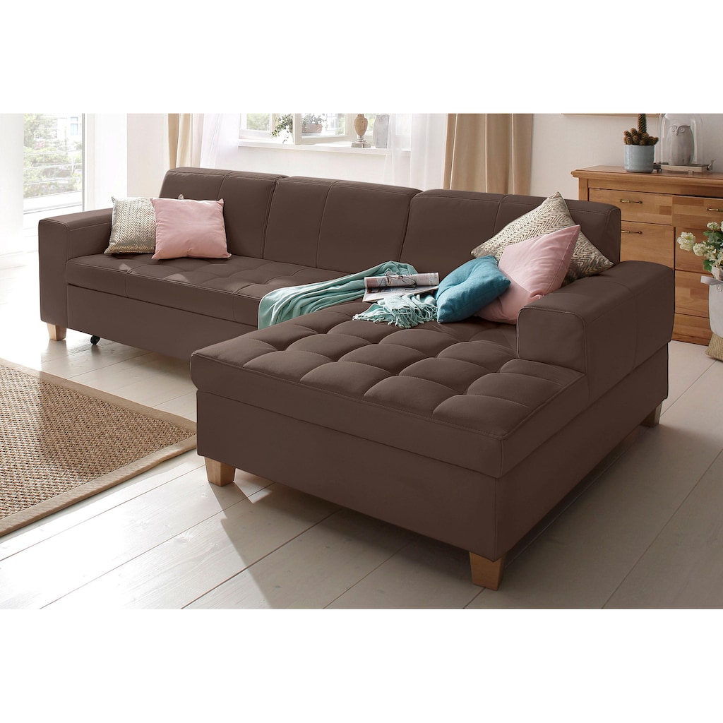 Home affaire Ecksofa »Corby L-Form«