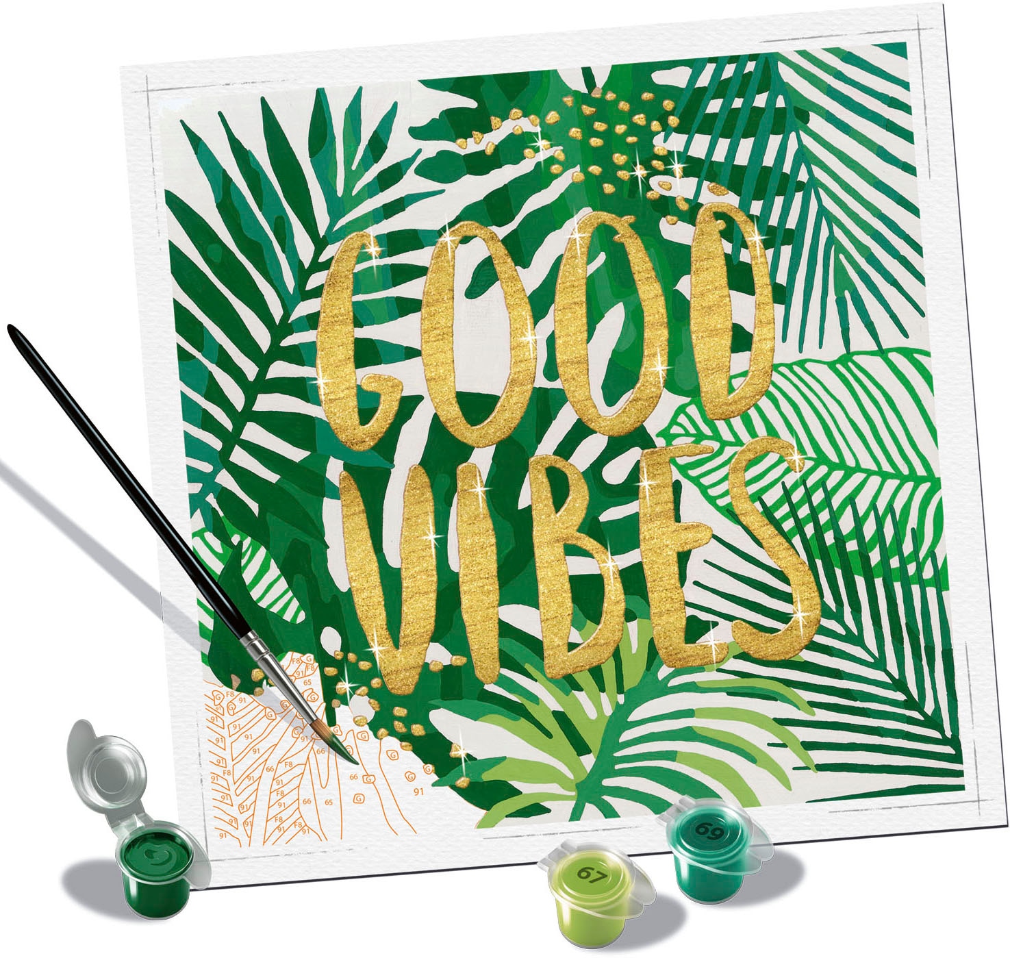 Ravensburger Malen nach Zahlen »CreArt, Good Vibes«, Made in Europe