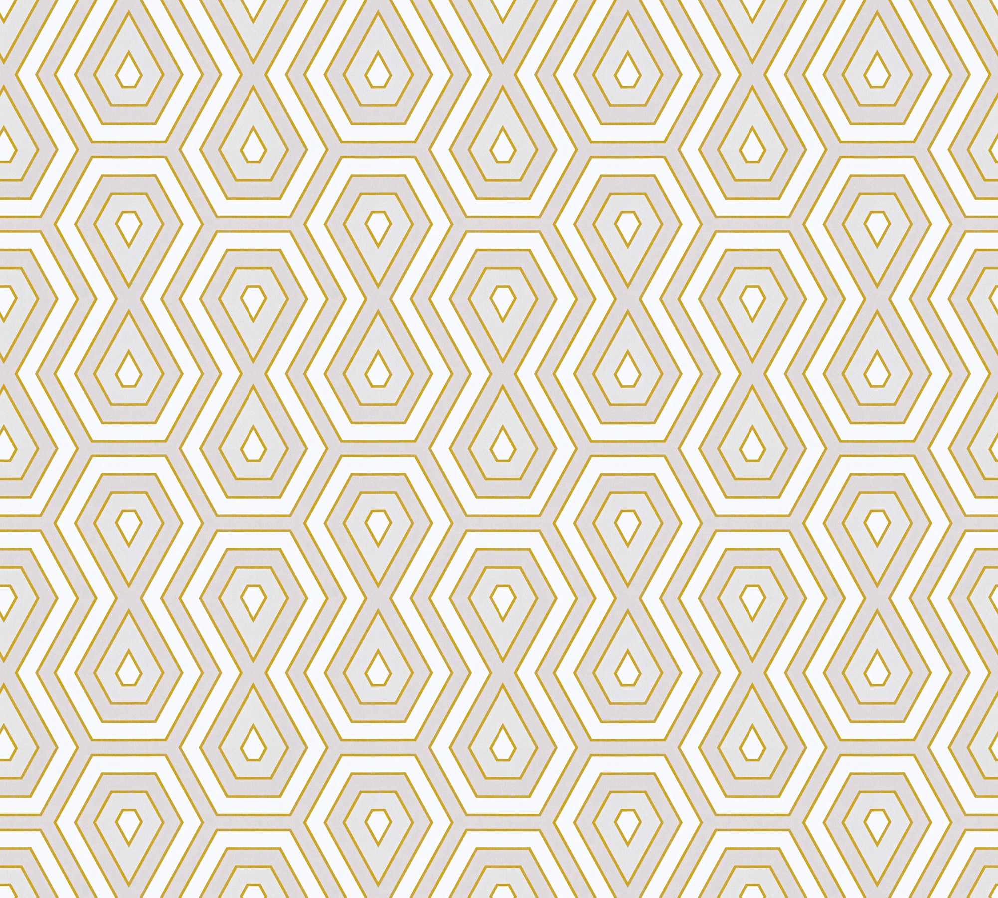 Architects Paper Vliestapete »Jungle Chic«, geometrisch-grafisch-Retro, Geometrische Tapete Retro Vintage Tapeten Wohnzimmer Schlafzimmer Flur