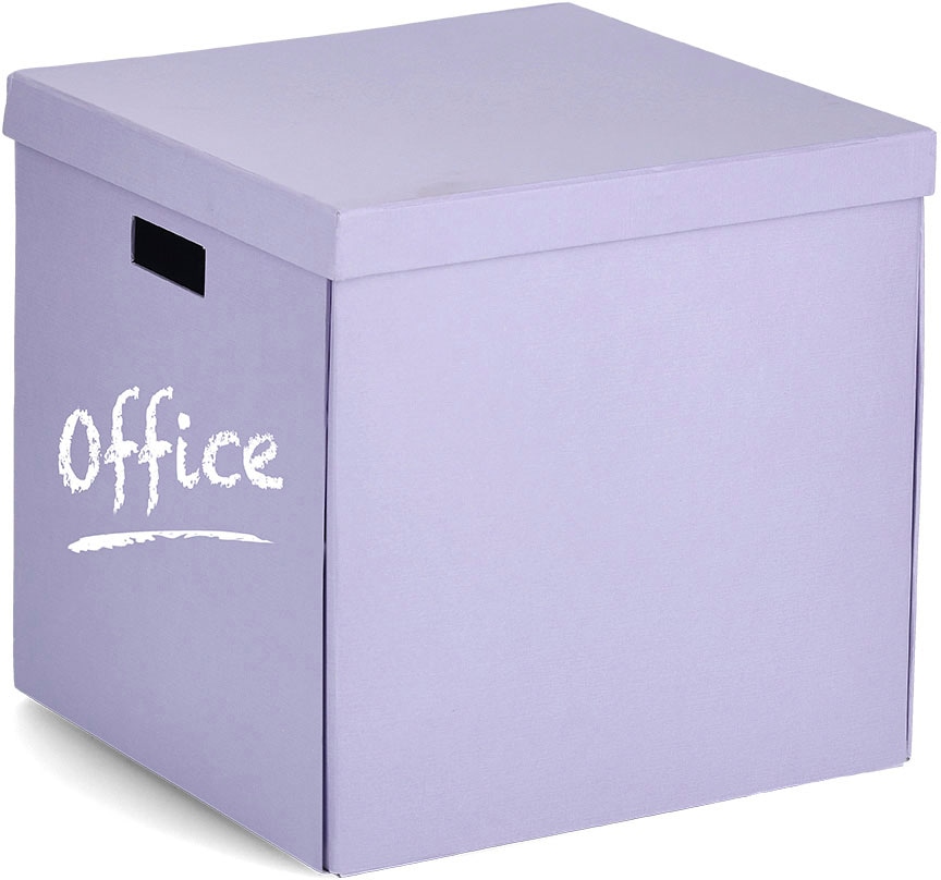 Zeller beschriftbar, Karton Present Aufbewahrungsbox, recycelter (1 online bestellen St.),