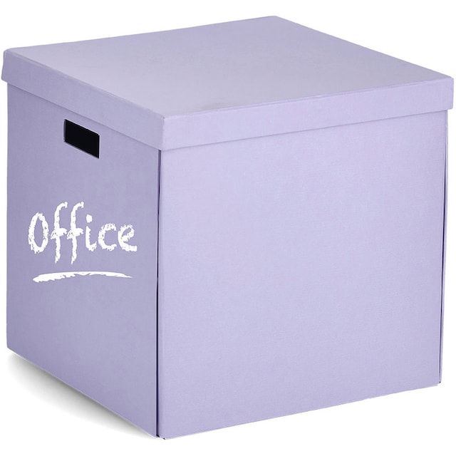 Zeller Present Aufbewahrungsbox, (1 St.), beschriftbar, recycelter Karton  online bestellen